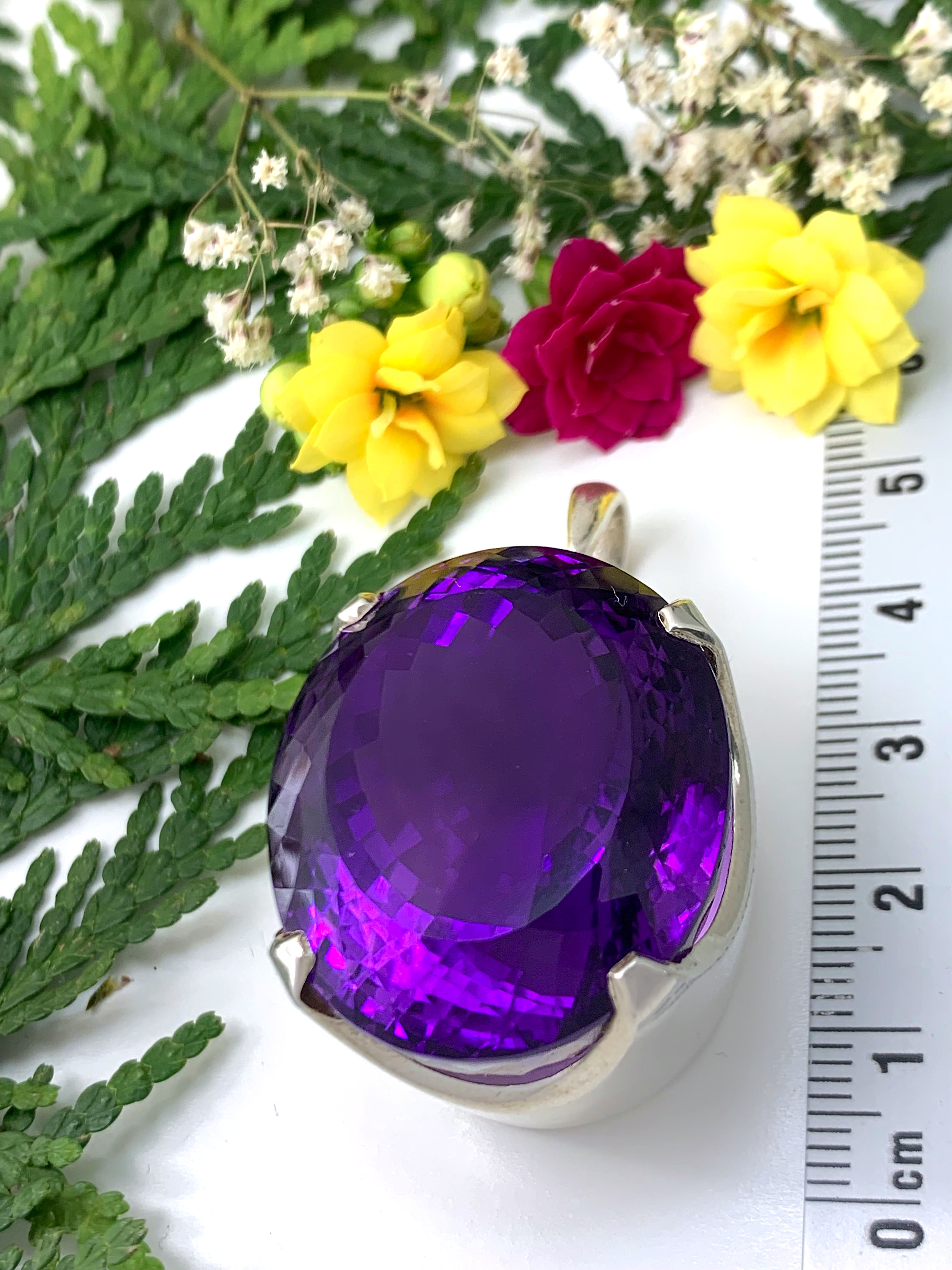 amethyst-anhaenger-amethyst-pendant-ah04402-6 Amethyst Anhänger TOP Afrika - XL