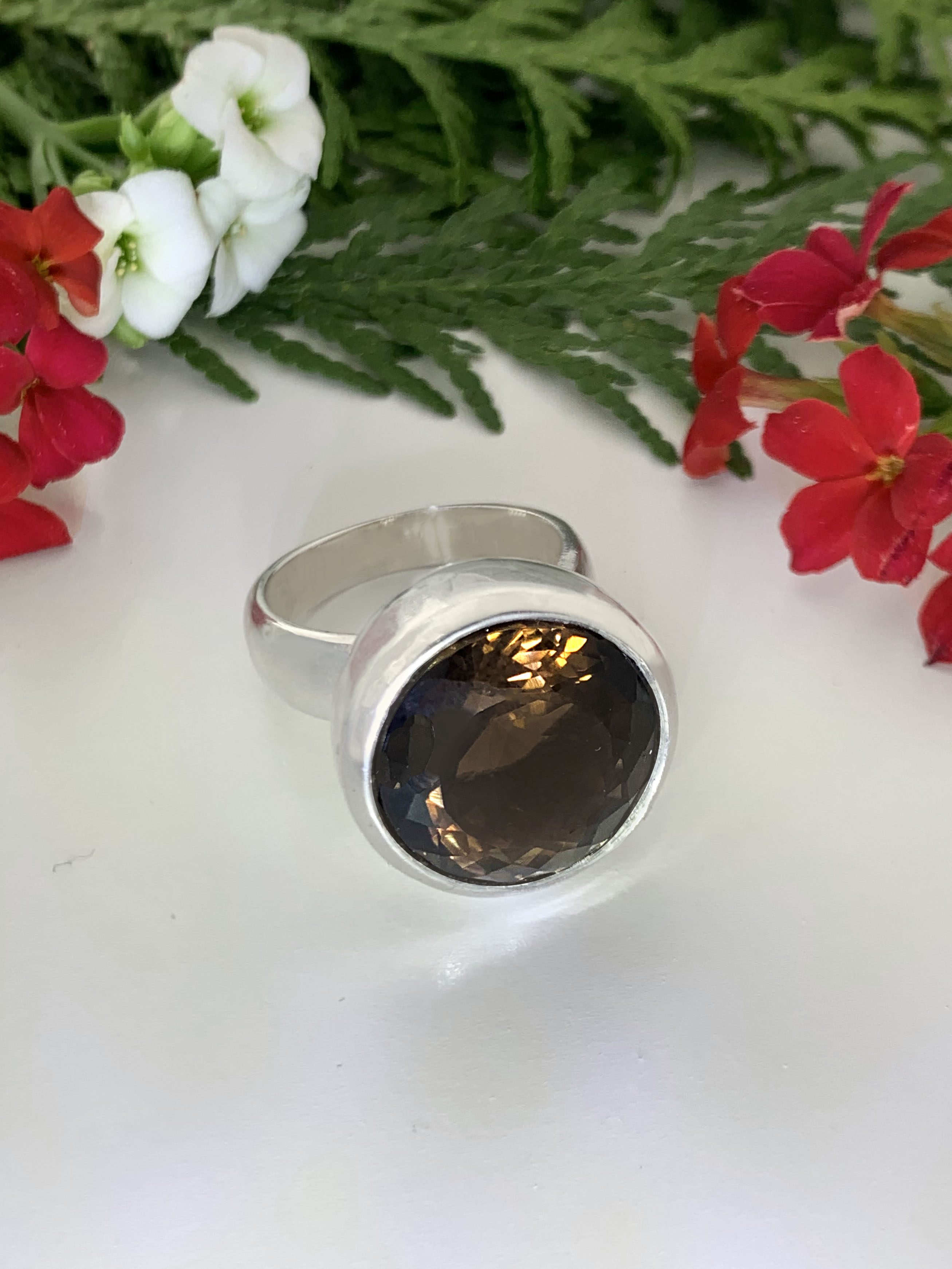 Rauchquarz Ring