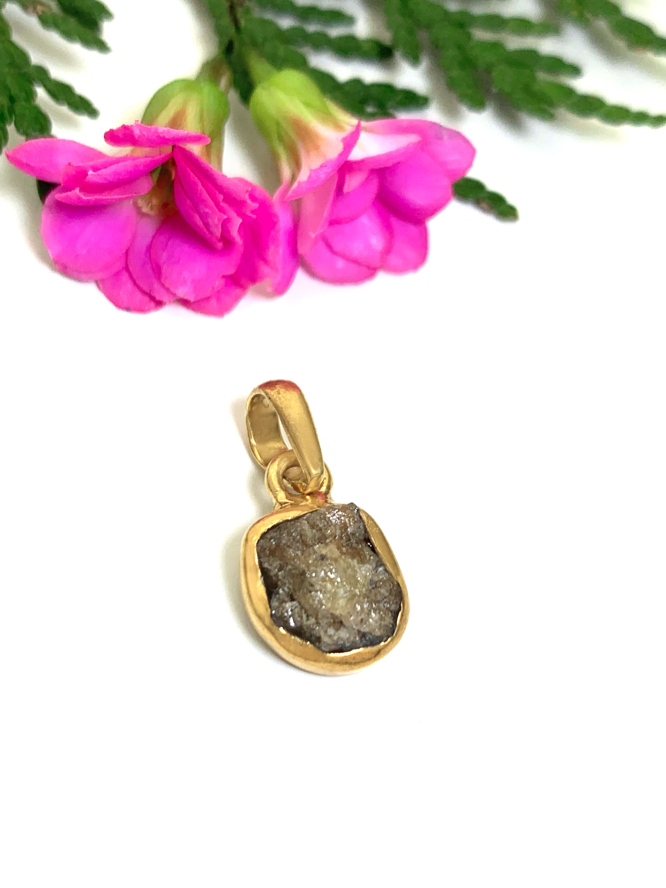 Rohdiamant Anhänger 