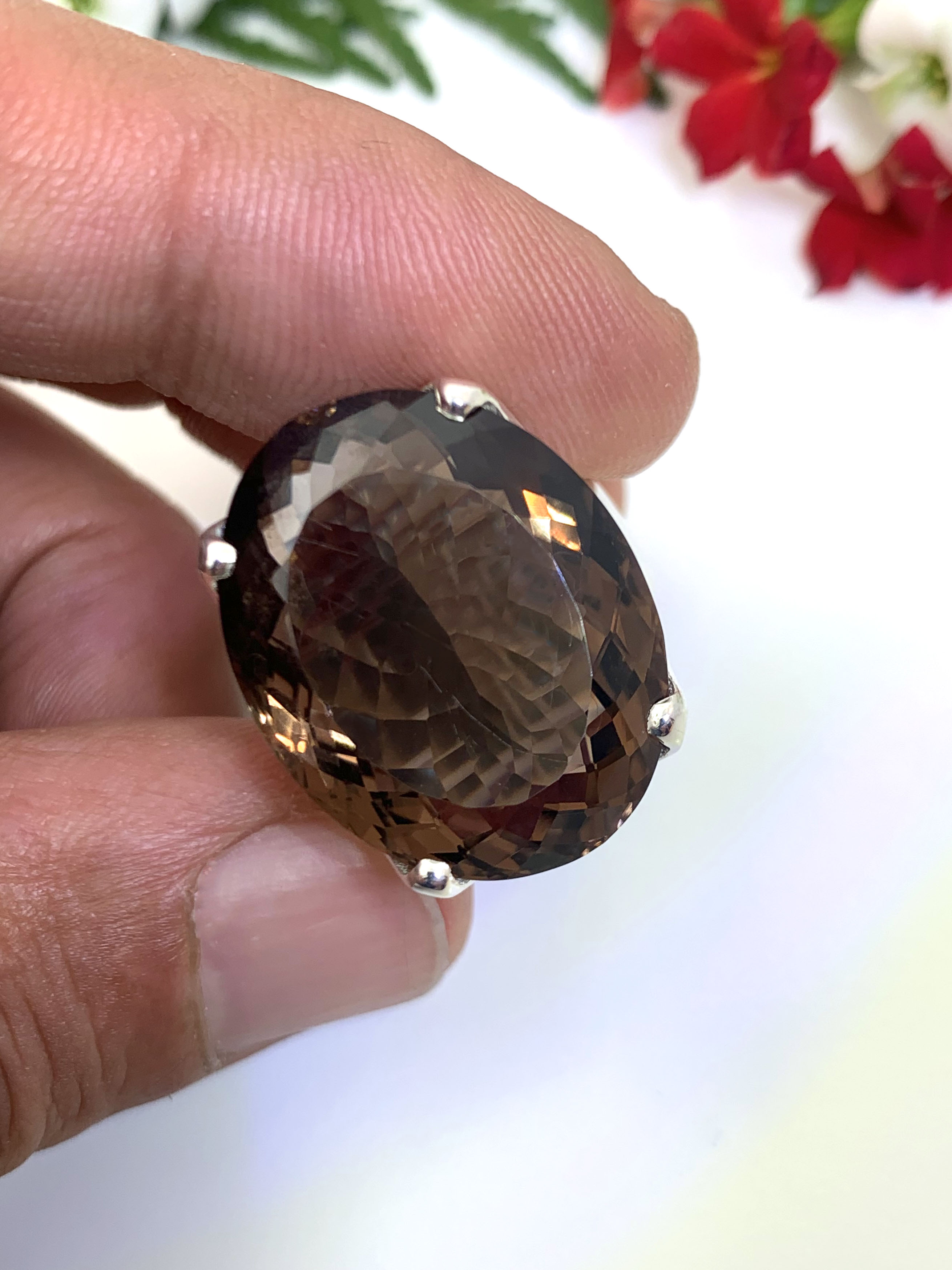 Rauchquarz Ring