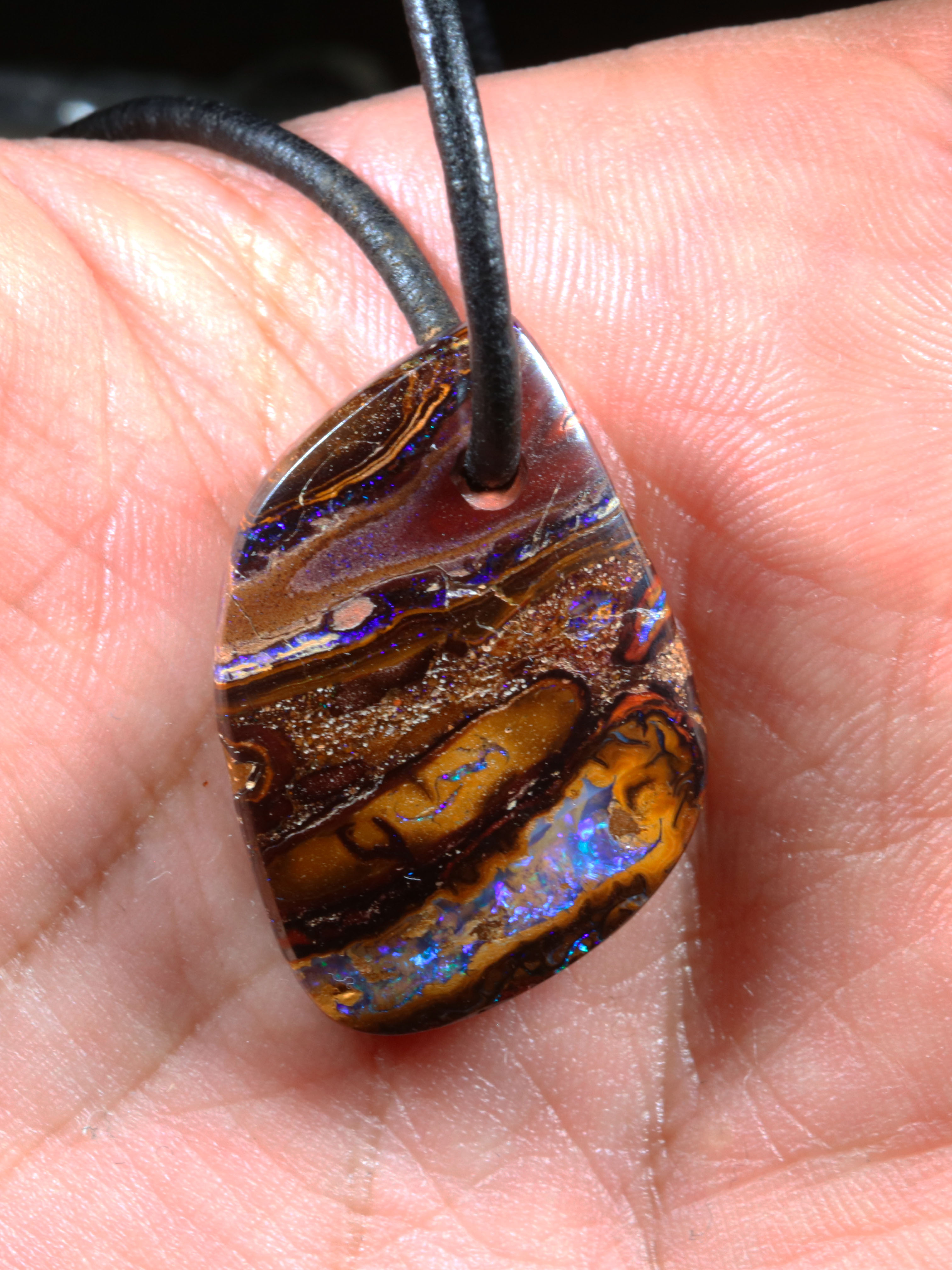 Boulder Opal Anhänger 
