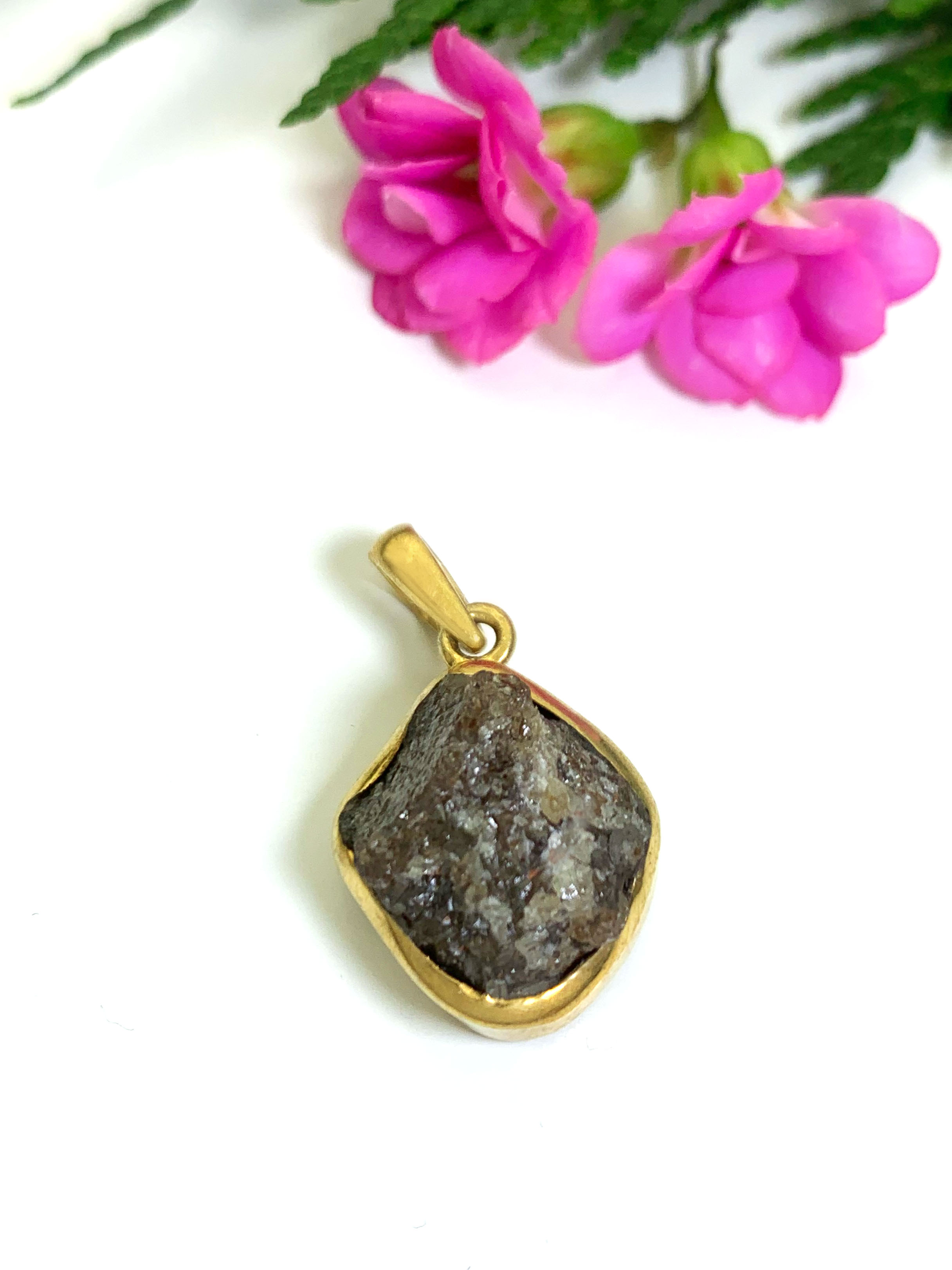 rohdiamant-diamant-anhaenger-vergoldet-ruff-diamond-pendant-gold-plated-ah05160 Rohdiamant Anhänger