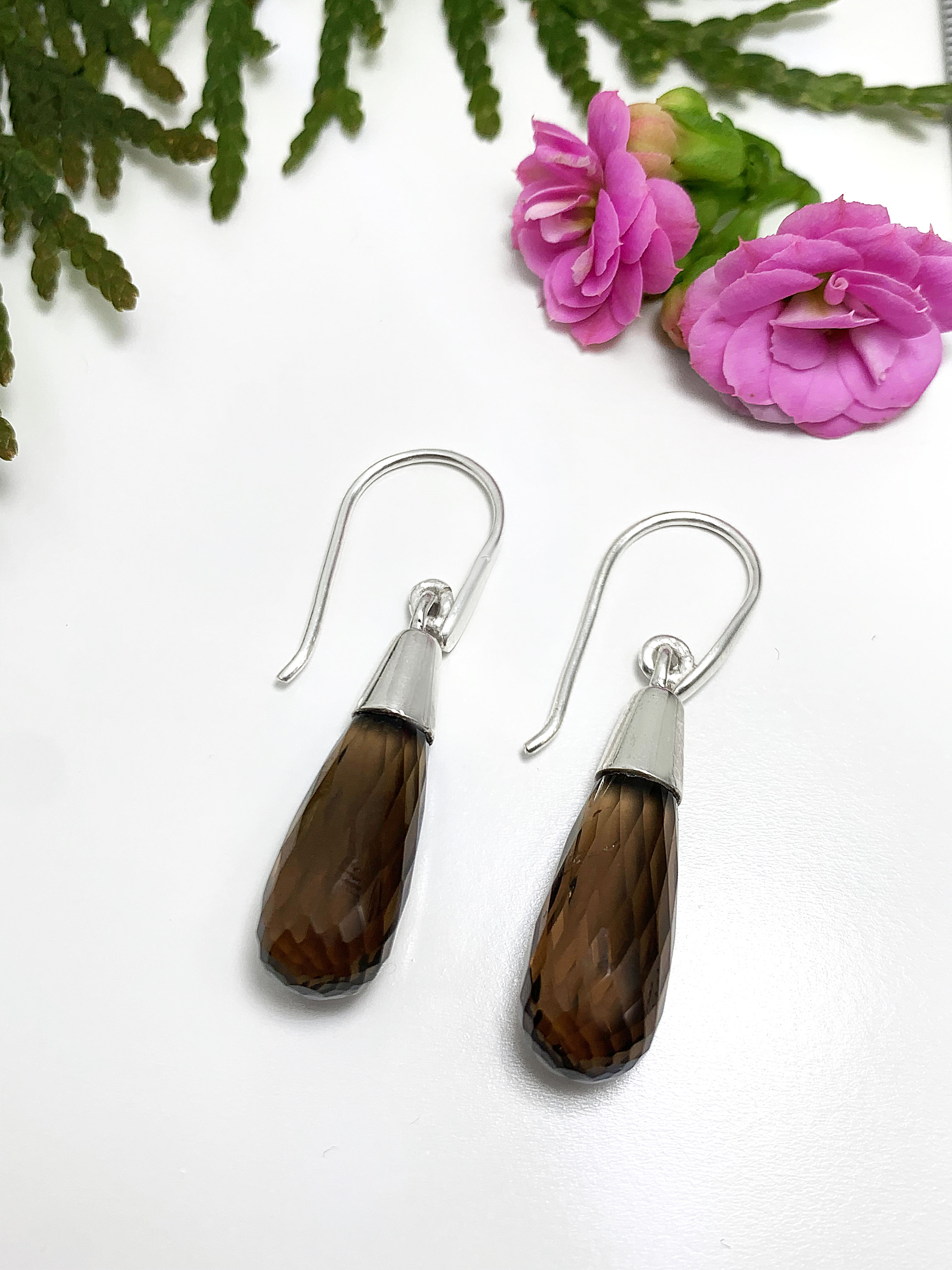 rauchquarz-ohrhaenger-smoky-quartz-earrings-ohr00880 Rauchquarz Ohrhänger
