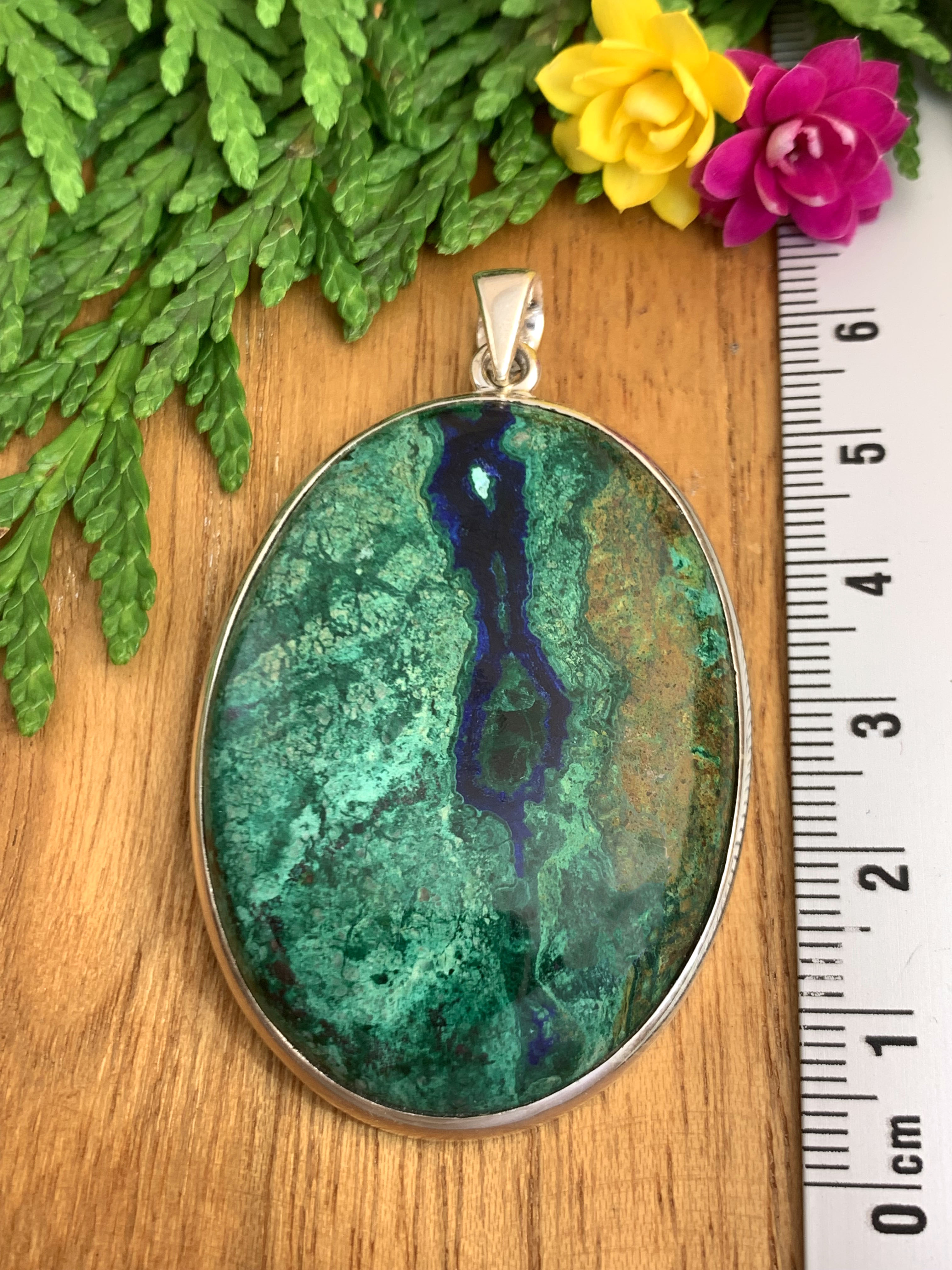 azurit-malachit-anhaenger-azurite-malachite-pendant-ah04738-3 Azurit Malachit  Anhänger