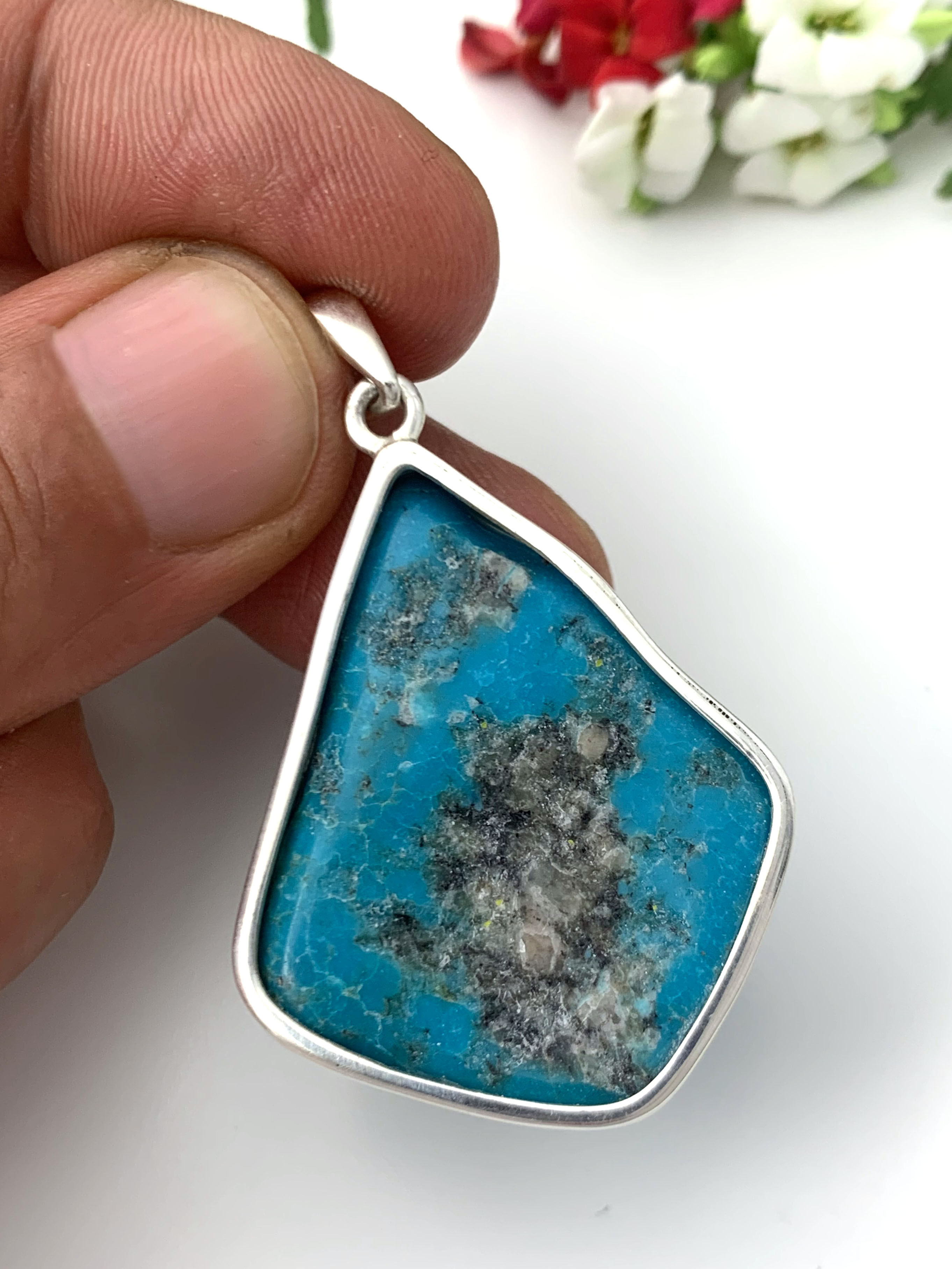 tuerkis-anhaenger-turquoise-pendant-ah03446-3 Türkis Anhänger - Arizona