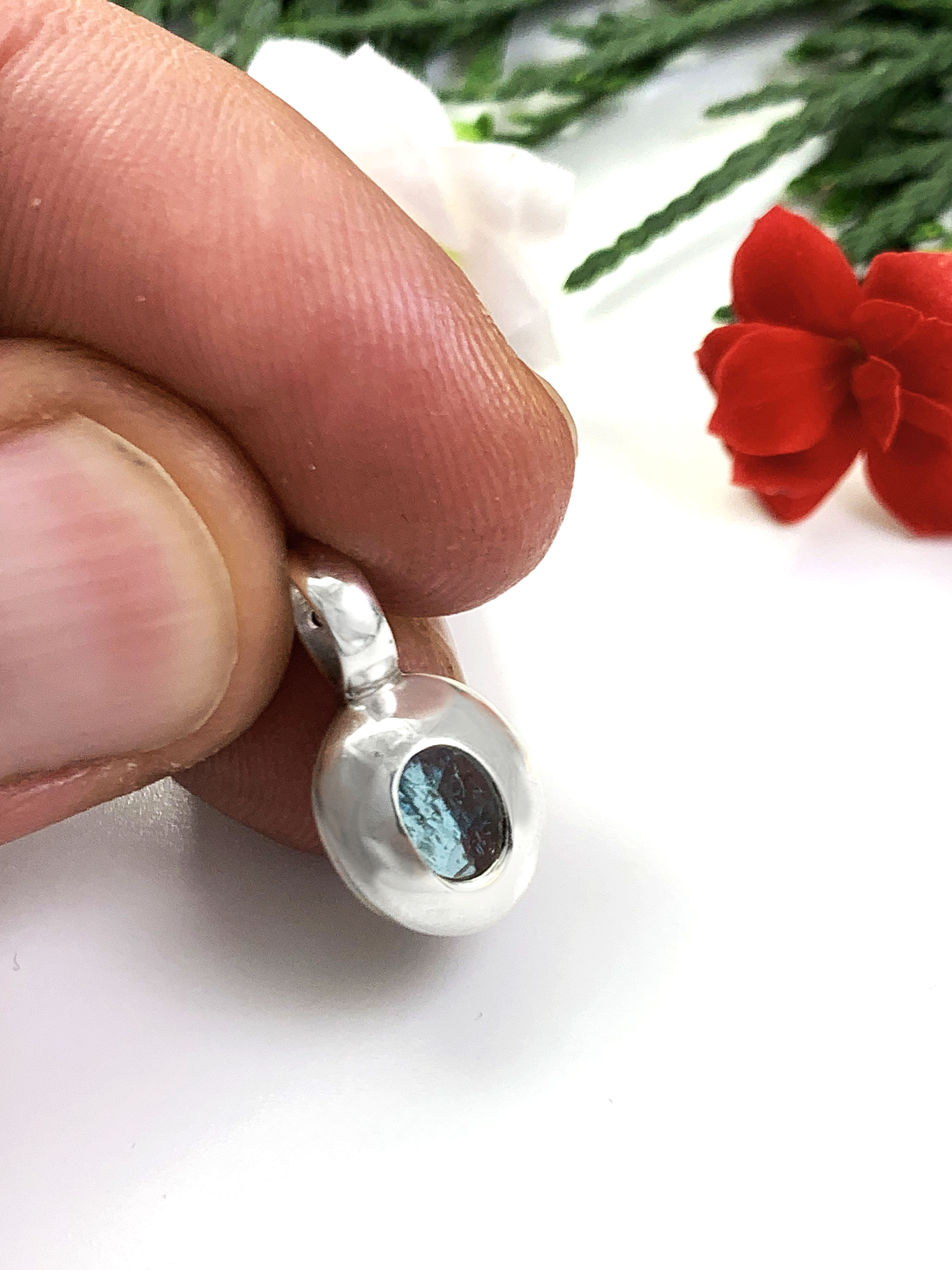 Paraiba Apatit Anhänger