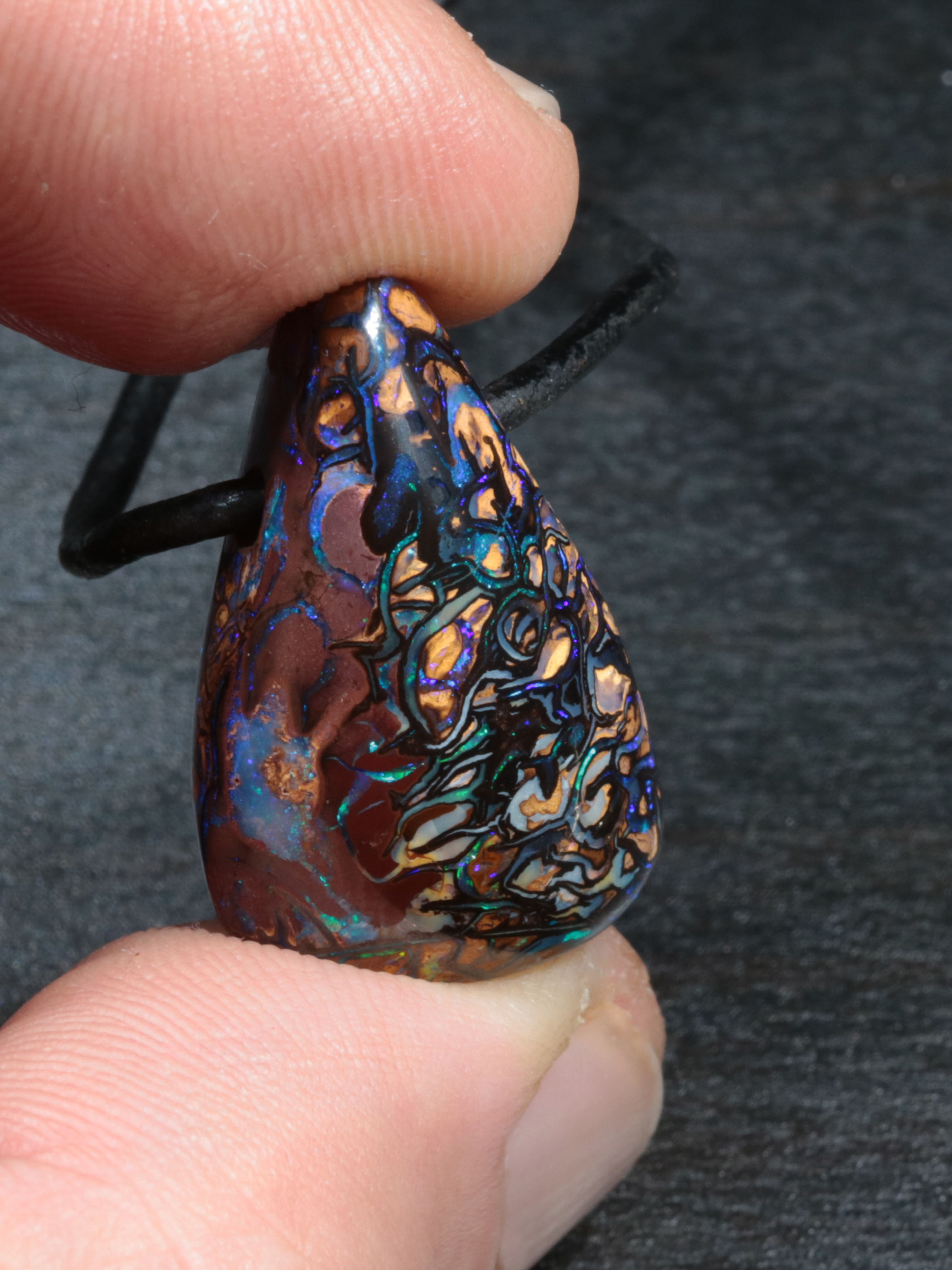 Boulder Opal Pendant