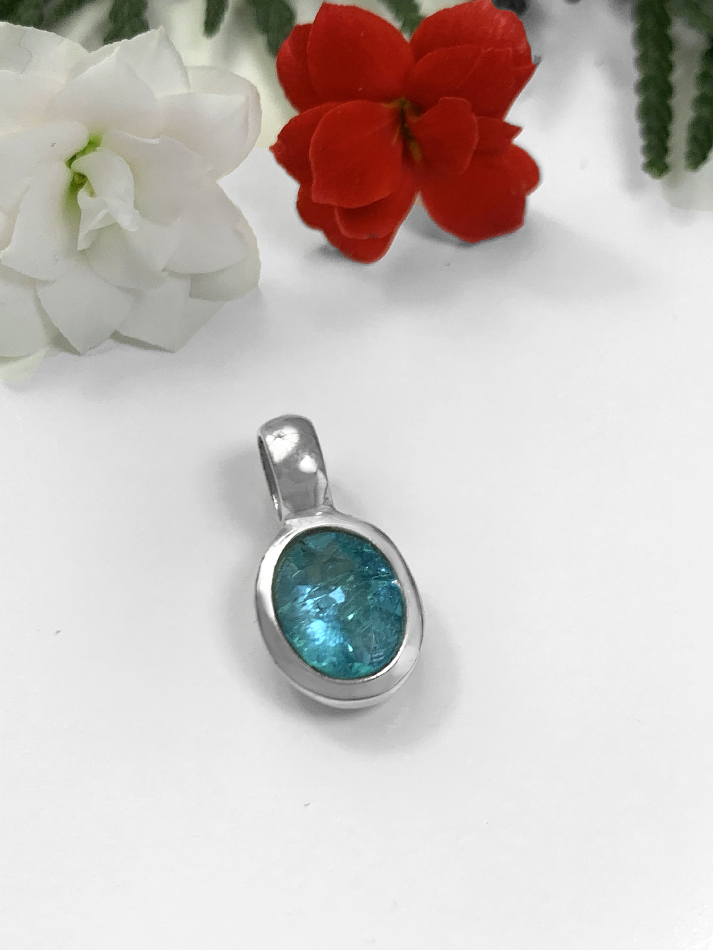 Paraiba Apatit Anhänger