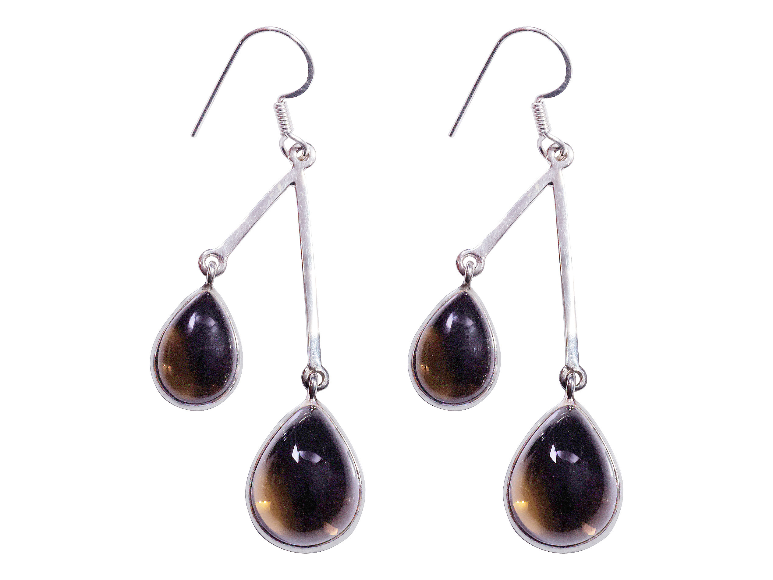 ech001597b0aa0b8051 Rauchquarz Ohrschmuck