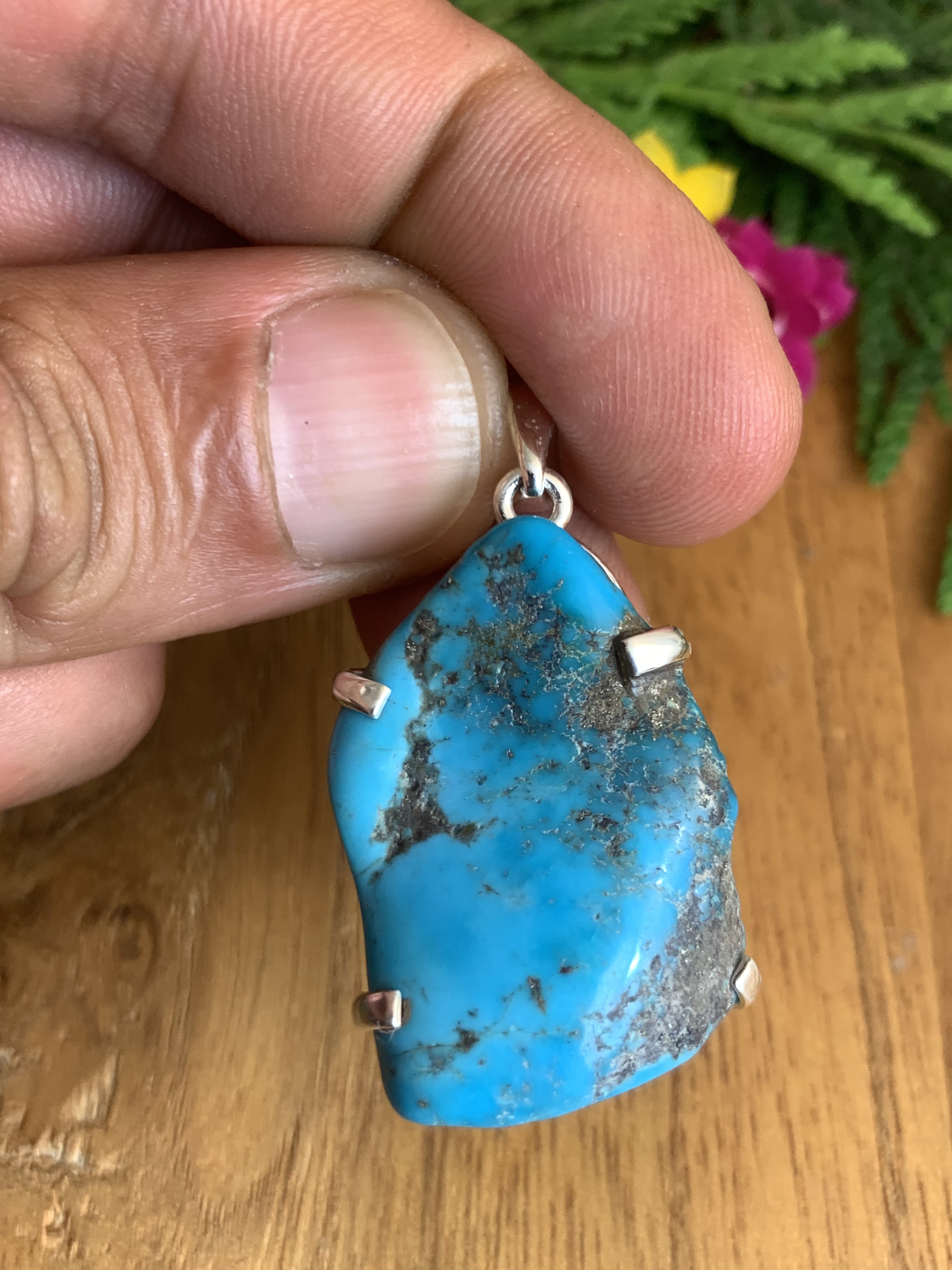 arizona-tuerkis-arizona-turquoise-pendant-natural-turquoise-ah04691-2 Türkis Anhänger - Arizona