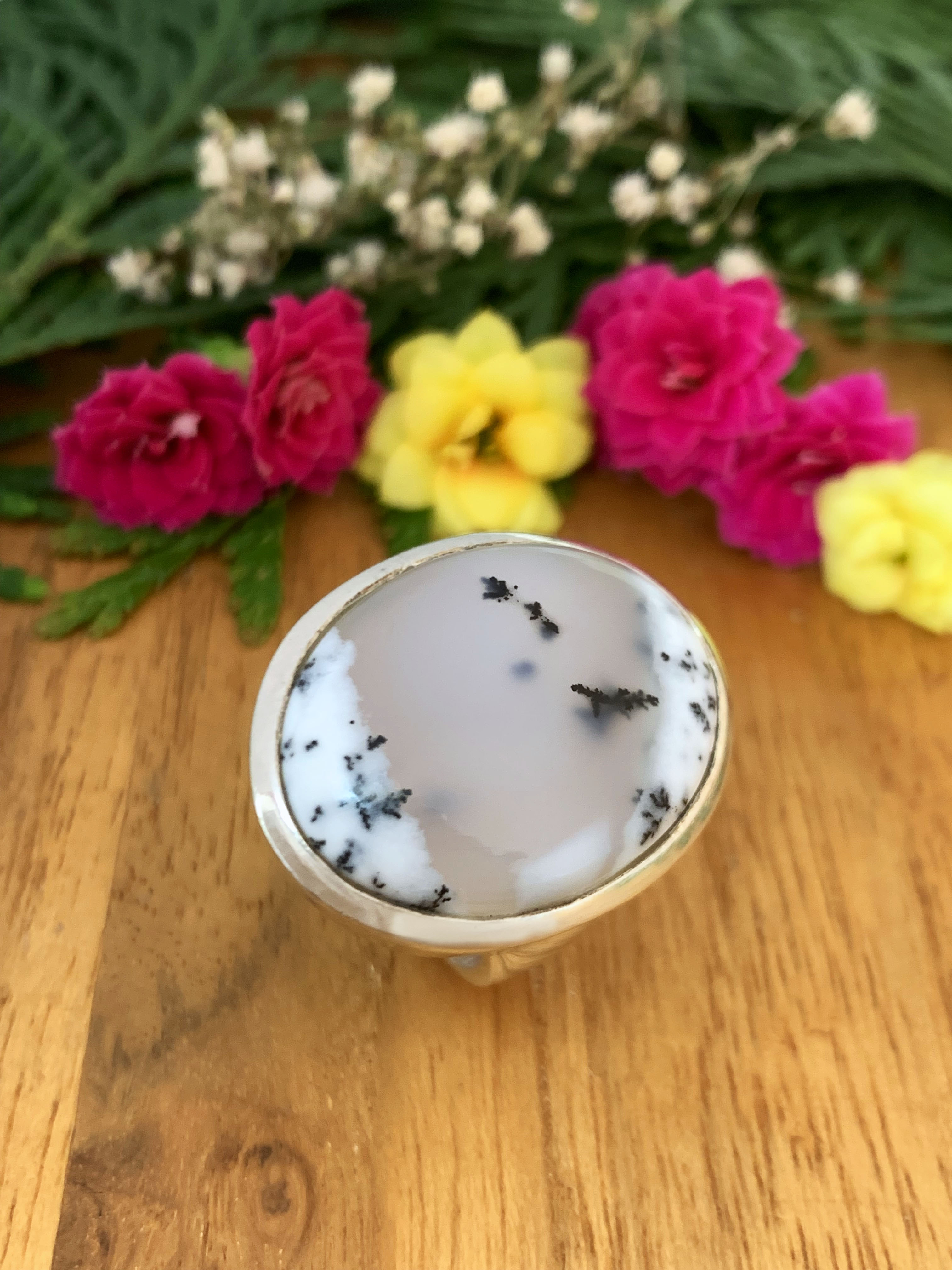 Dendrittenachat Ring