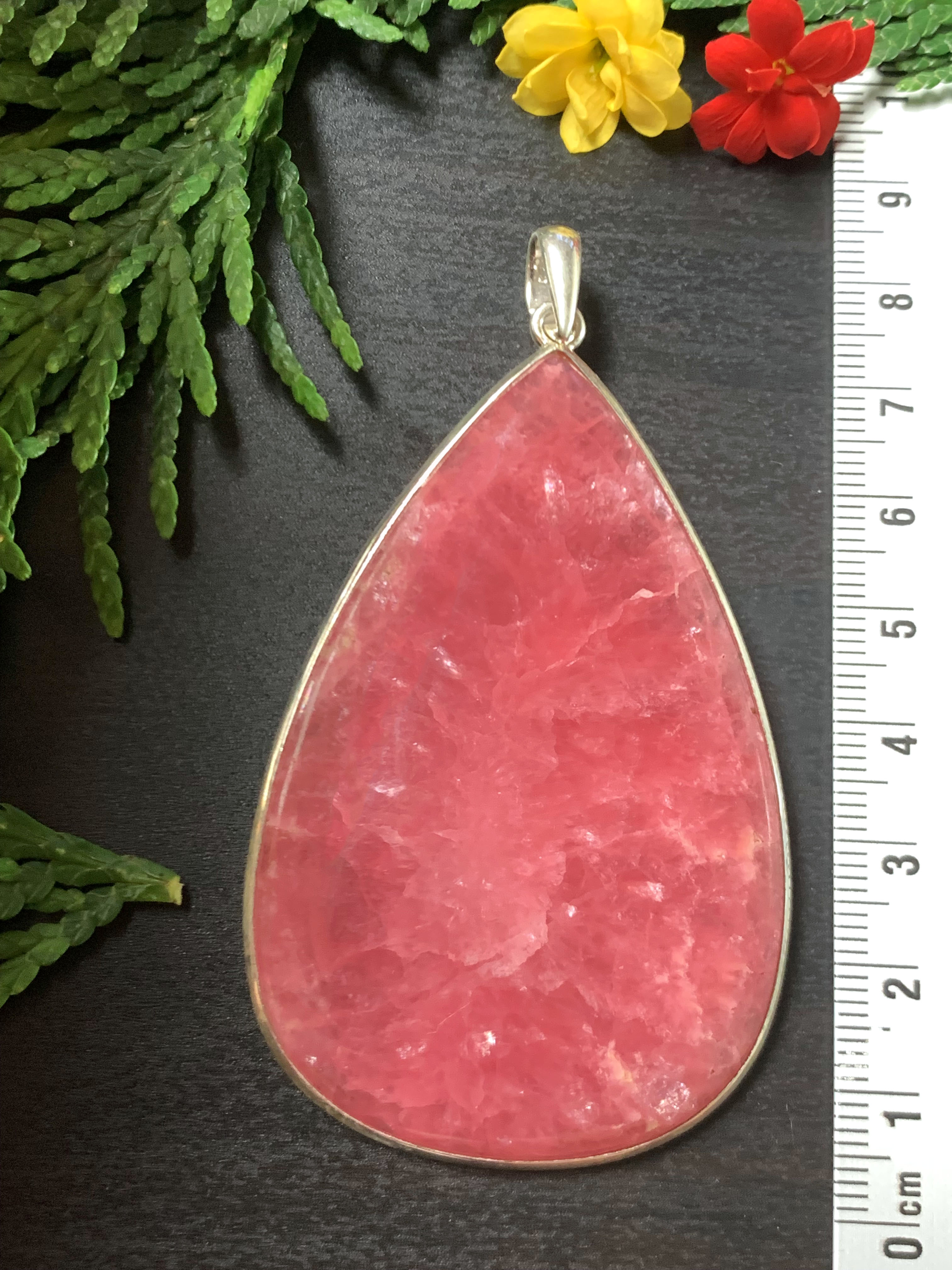 Rhodochrosit Anhänger - XL TOP
