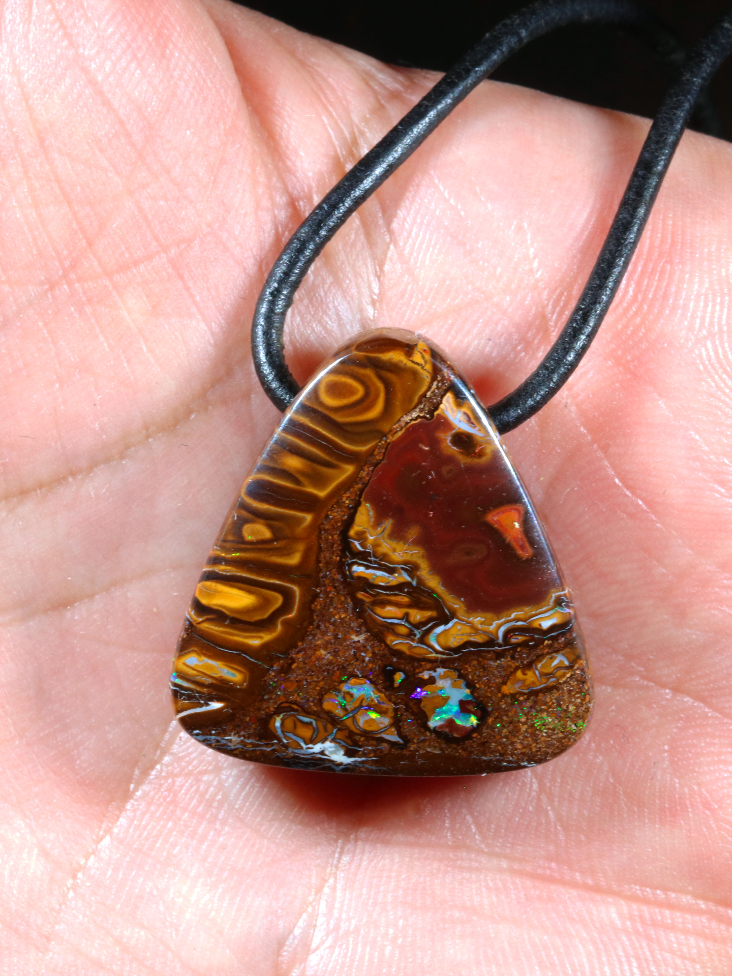 Boulder Opal Anhänger 