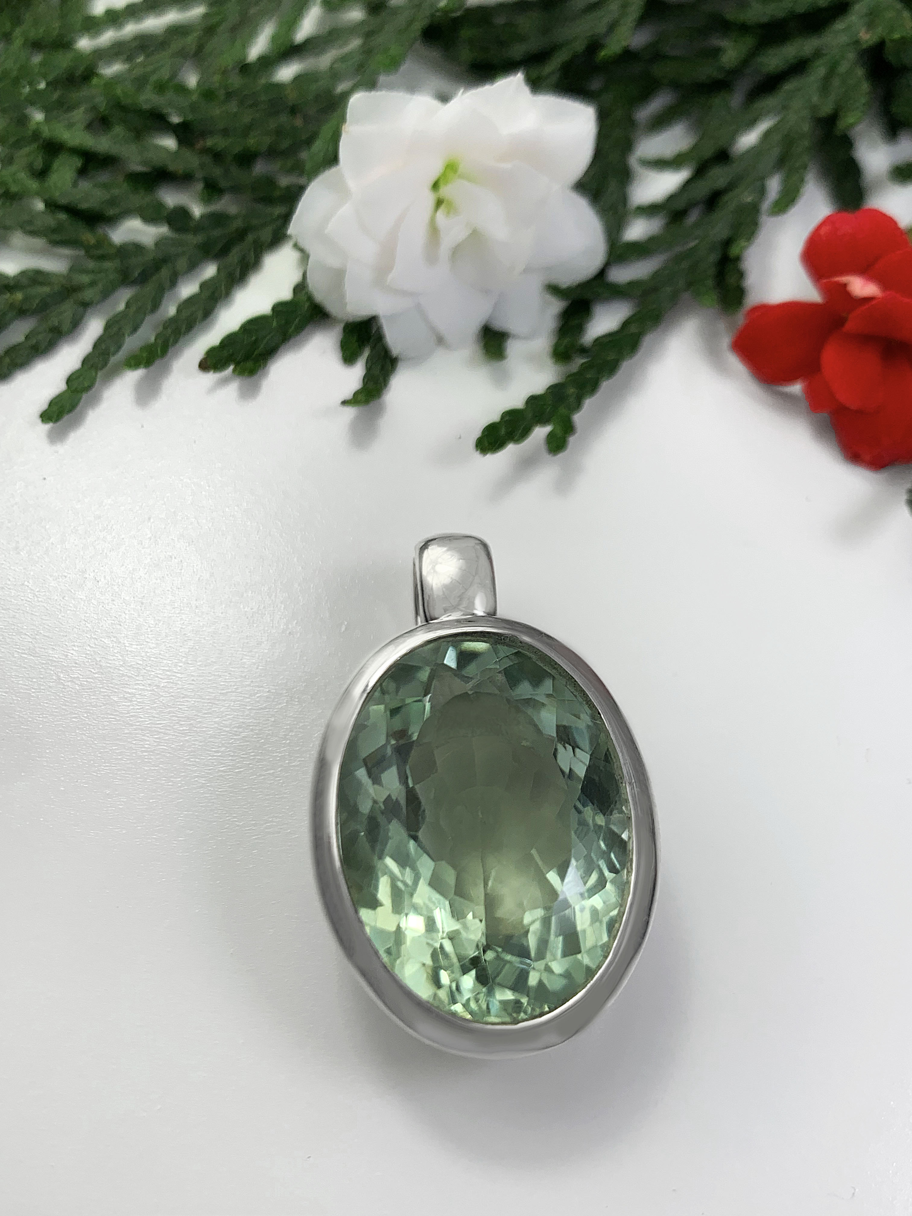 Prasiolith Anhänger