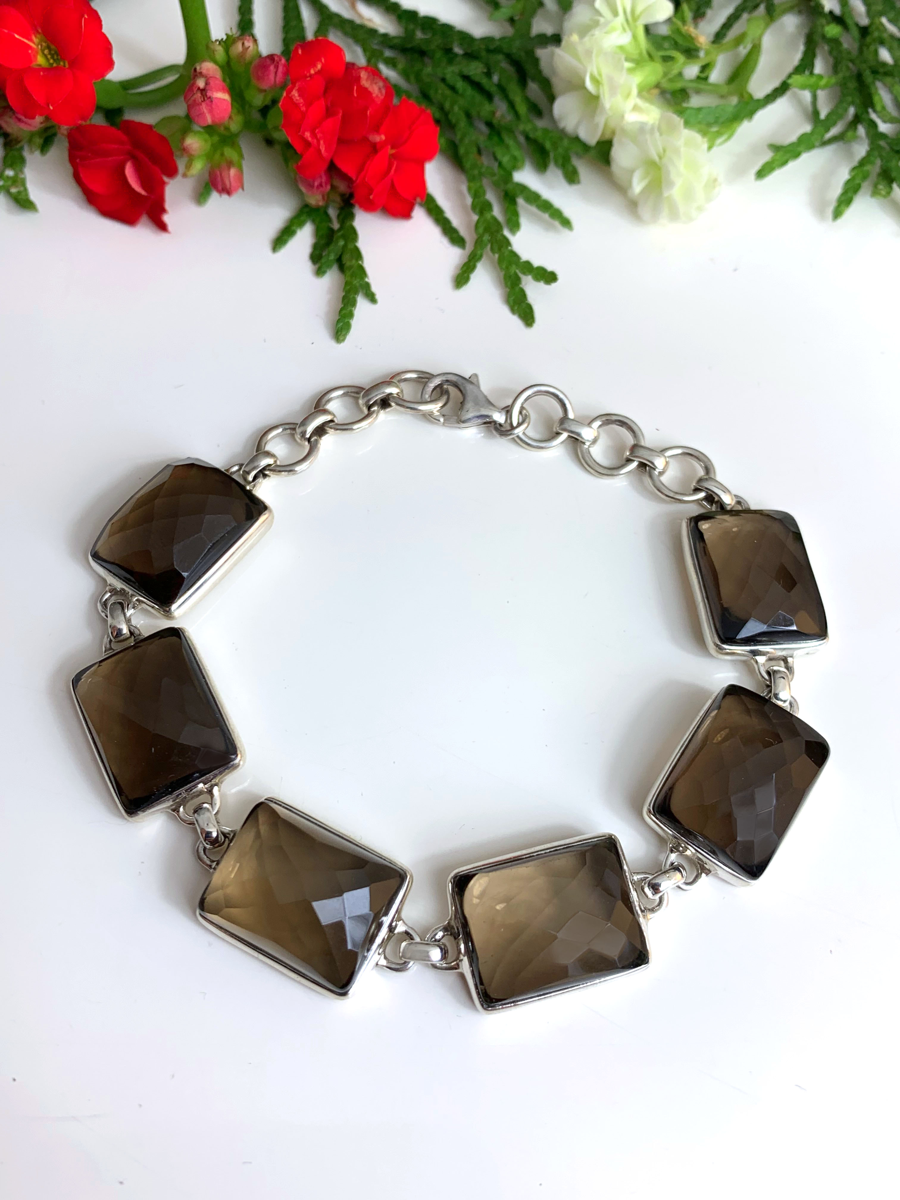 rauchquarz-armband-smoky-quartz-bracelet-ab00257-3 Rauchquarz Armband