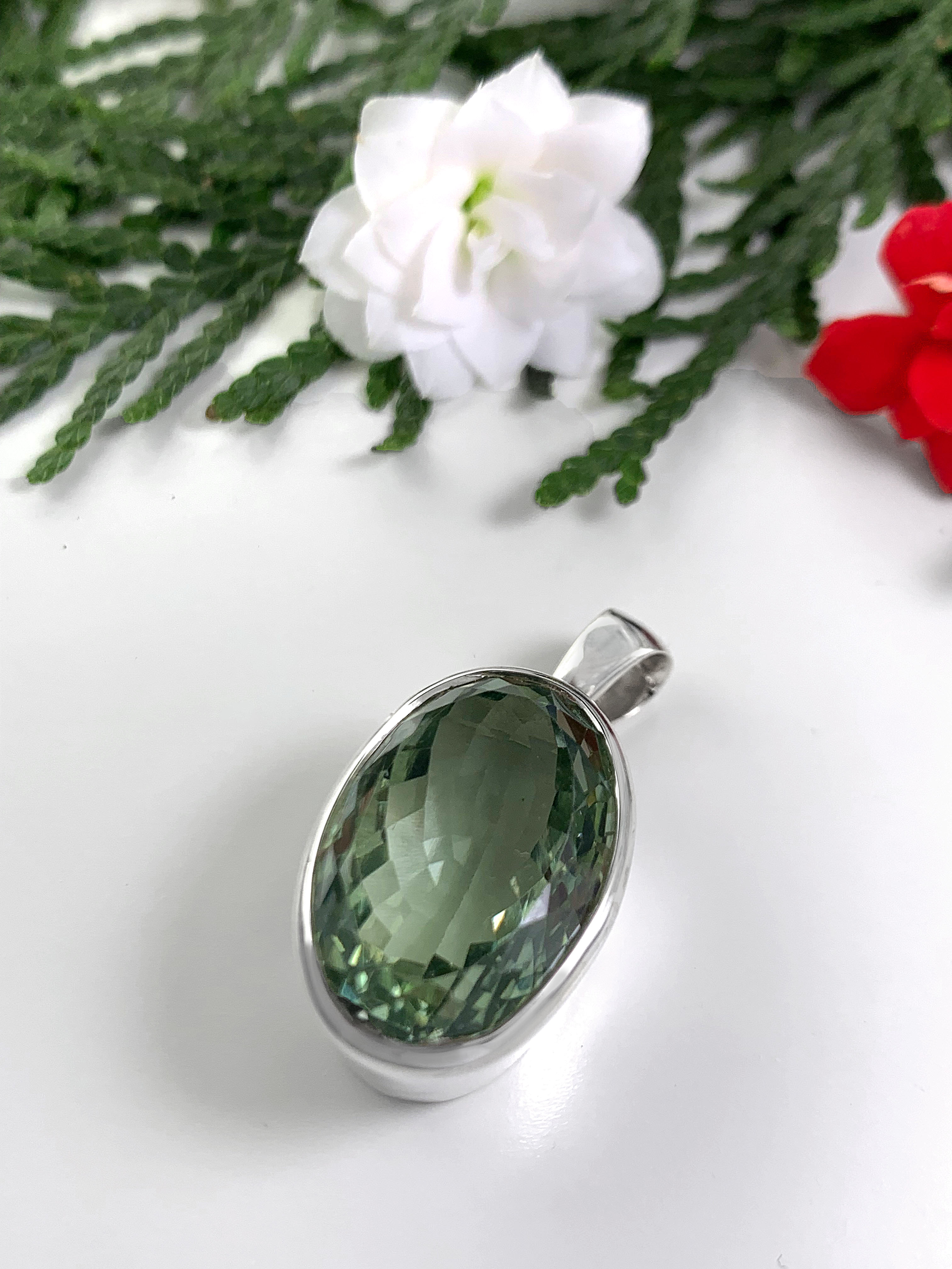 Prasiolith Anhänger