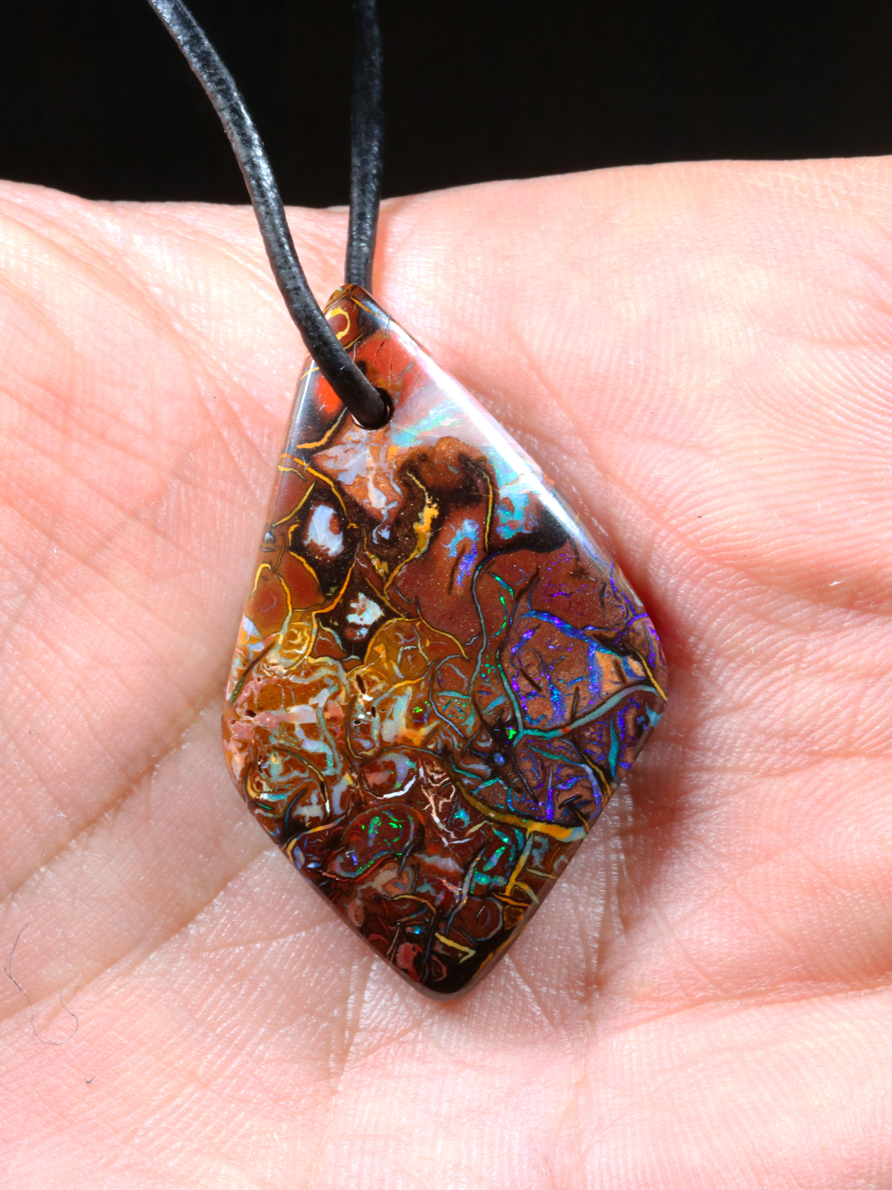 Boulder Opal Anhänger 