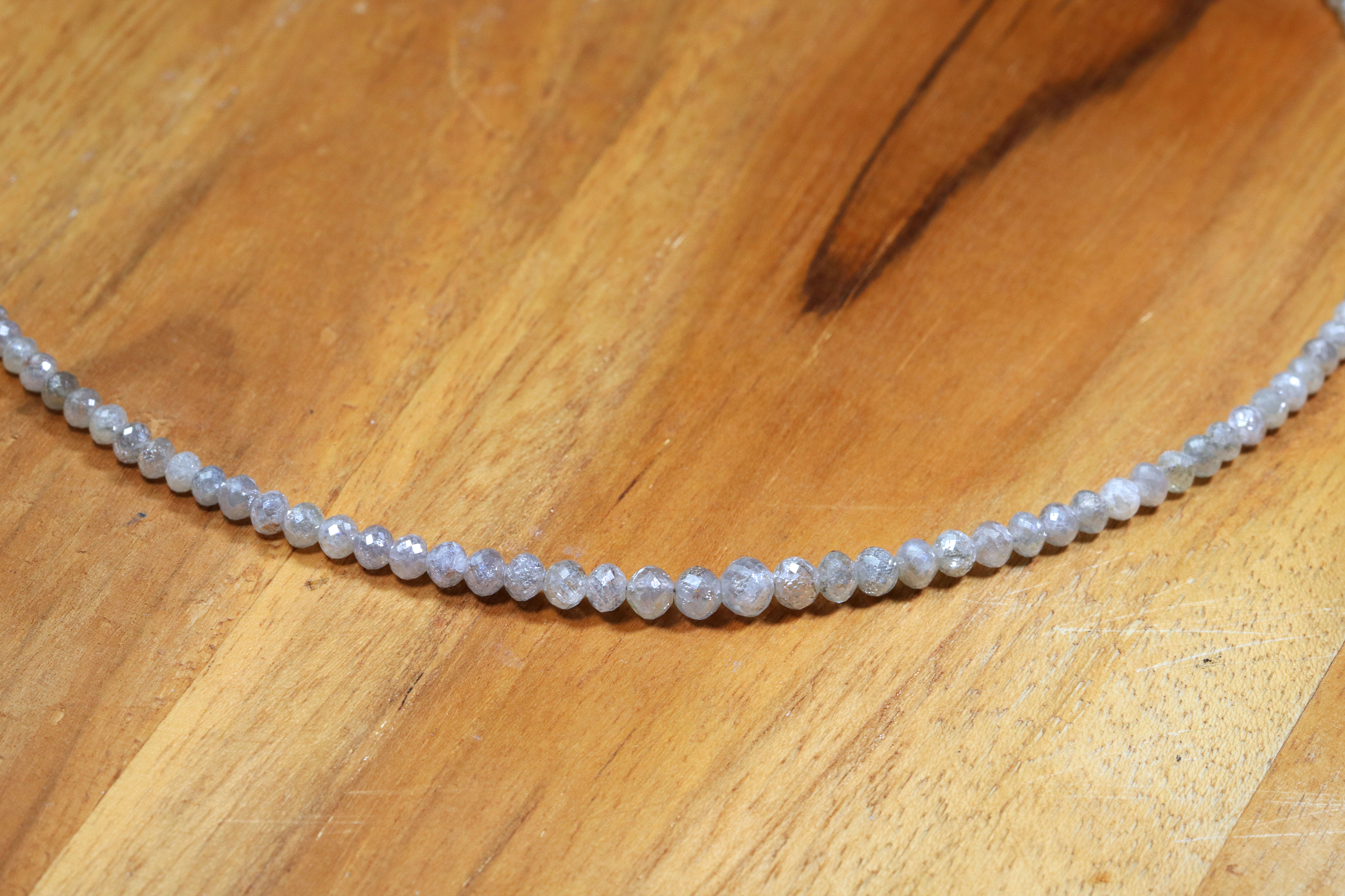 Weiße Diamant Kette - TOP