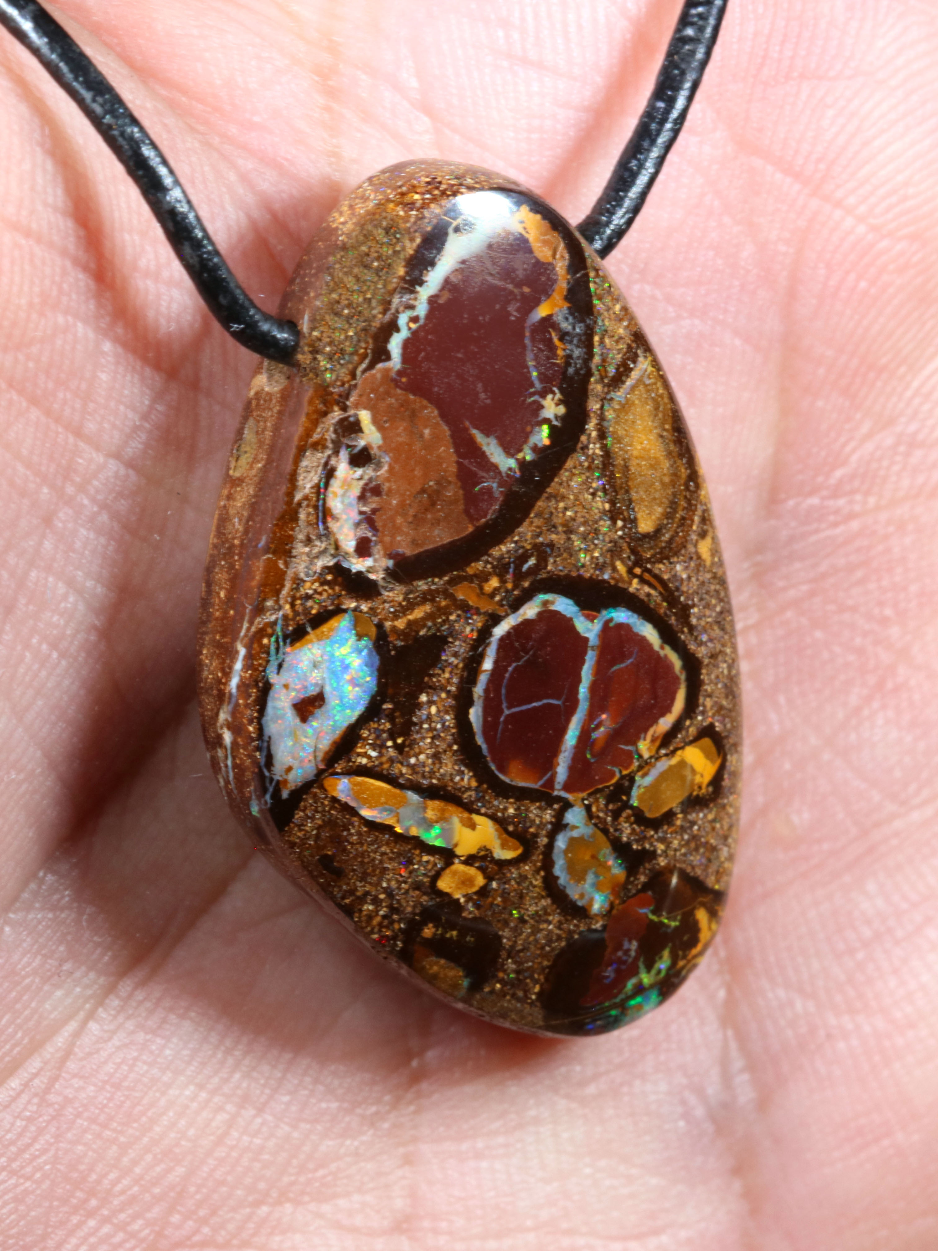 Boulder Opal Anhänger 