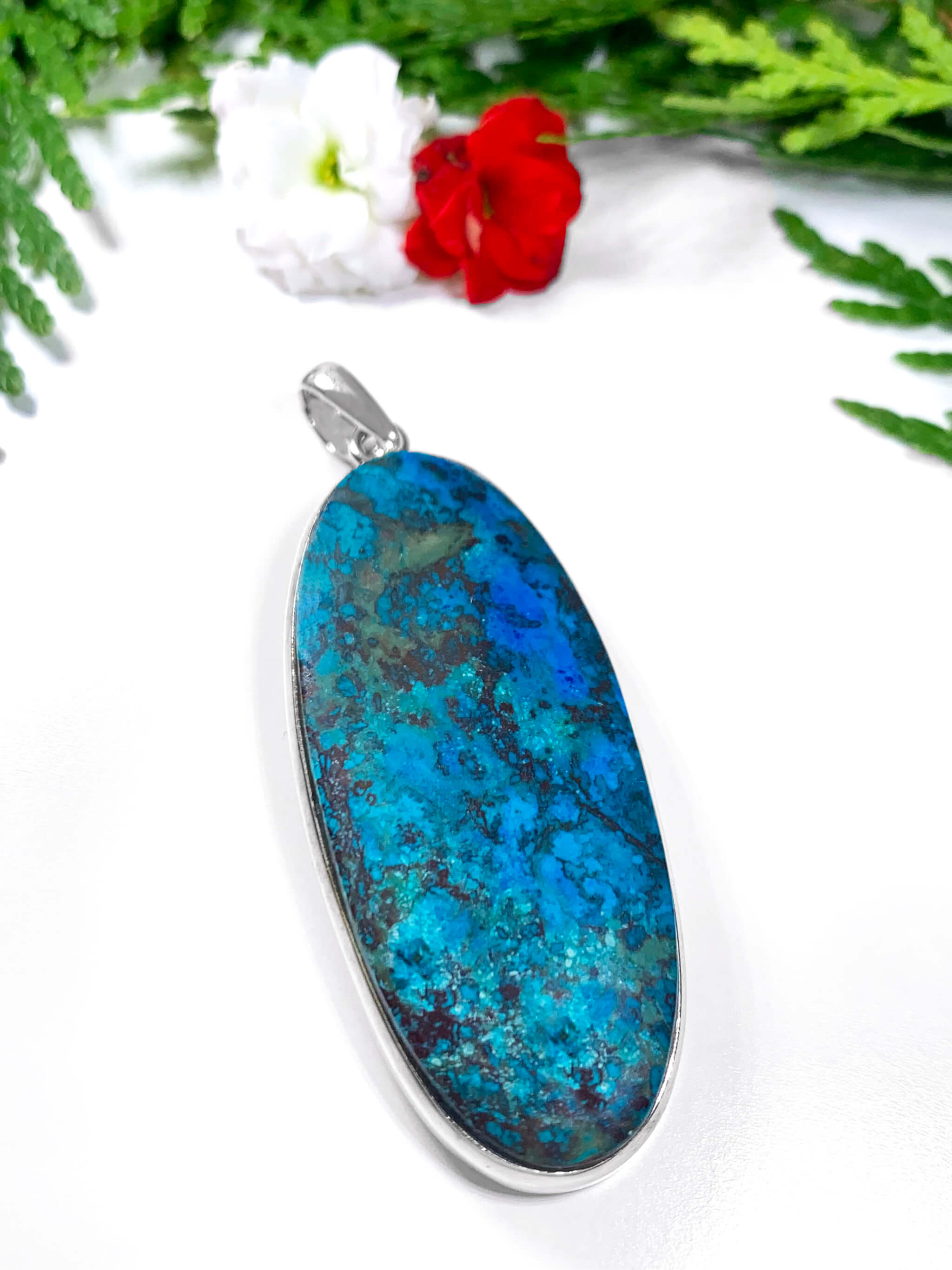 Shattuckite Pendant