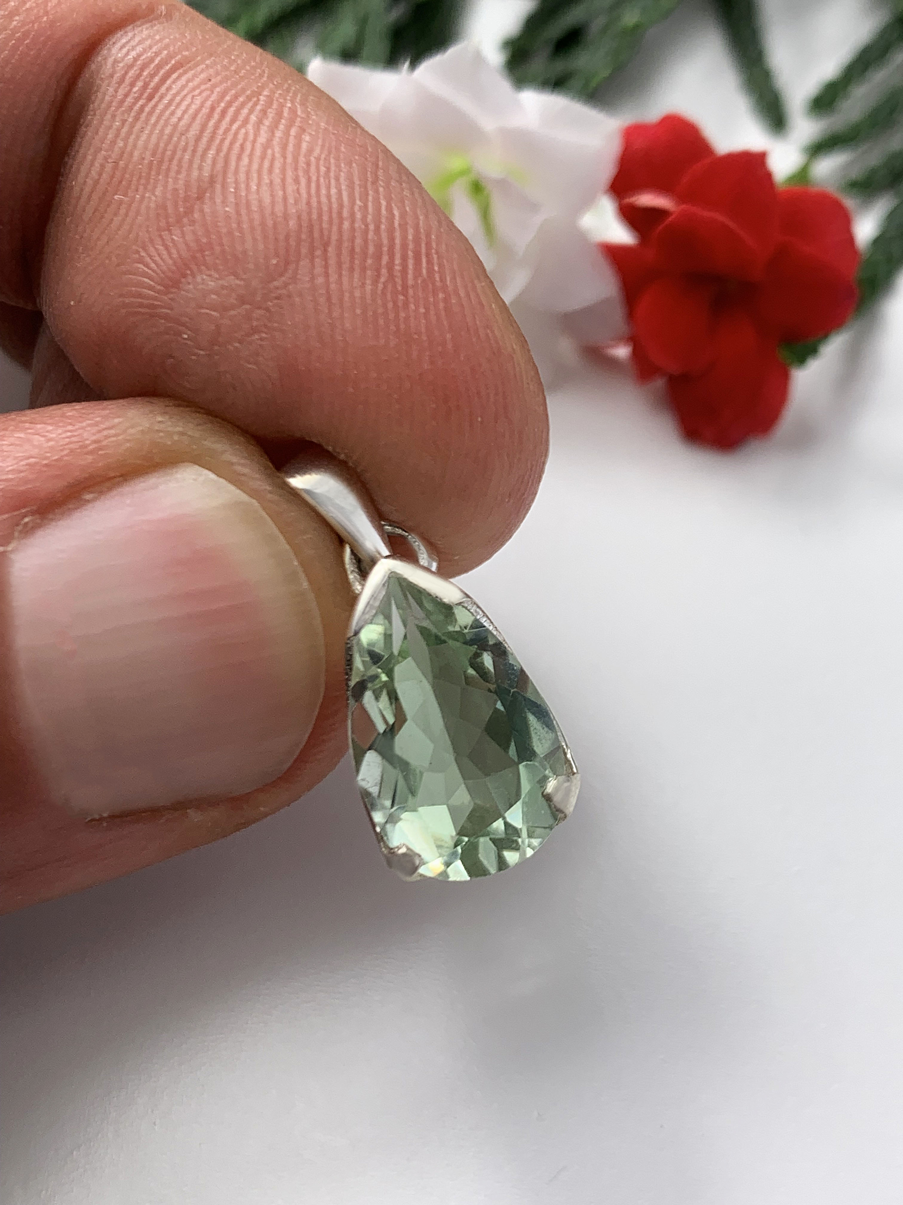 Prasiolith Anhänger