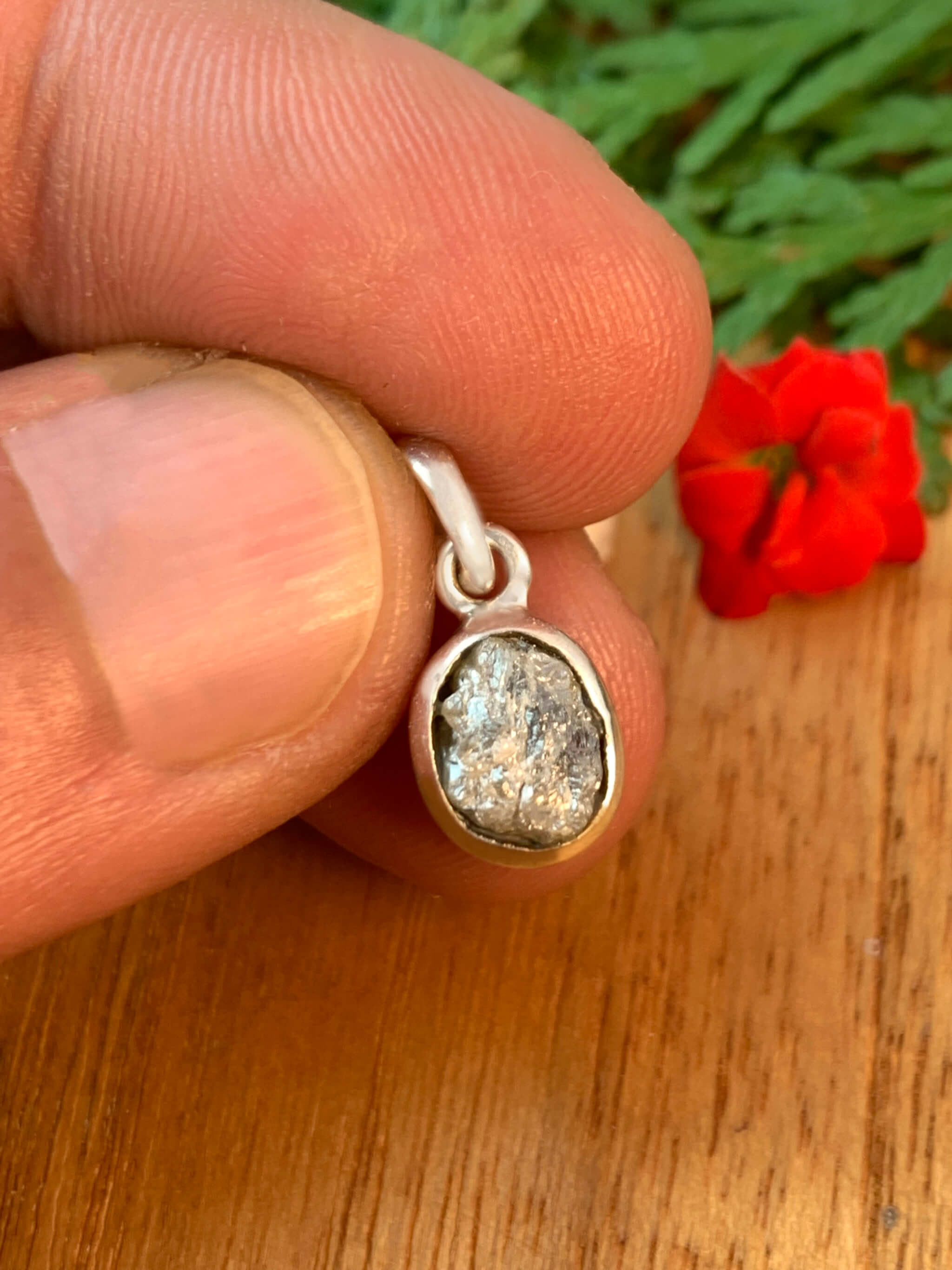 Rohdiamant Anhänger