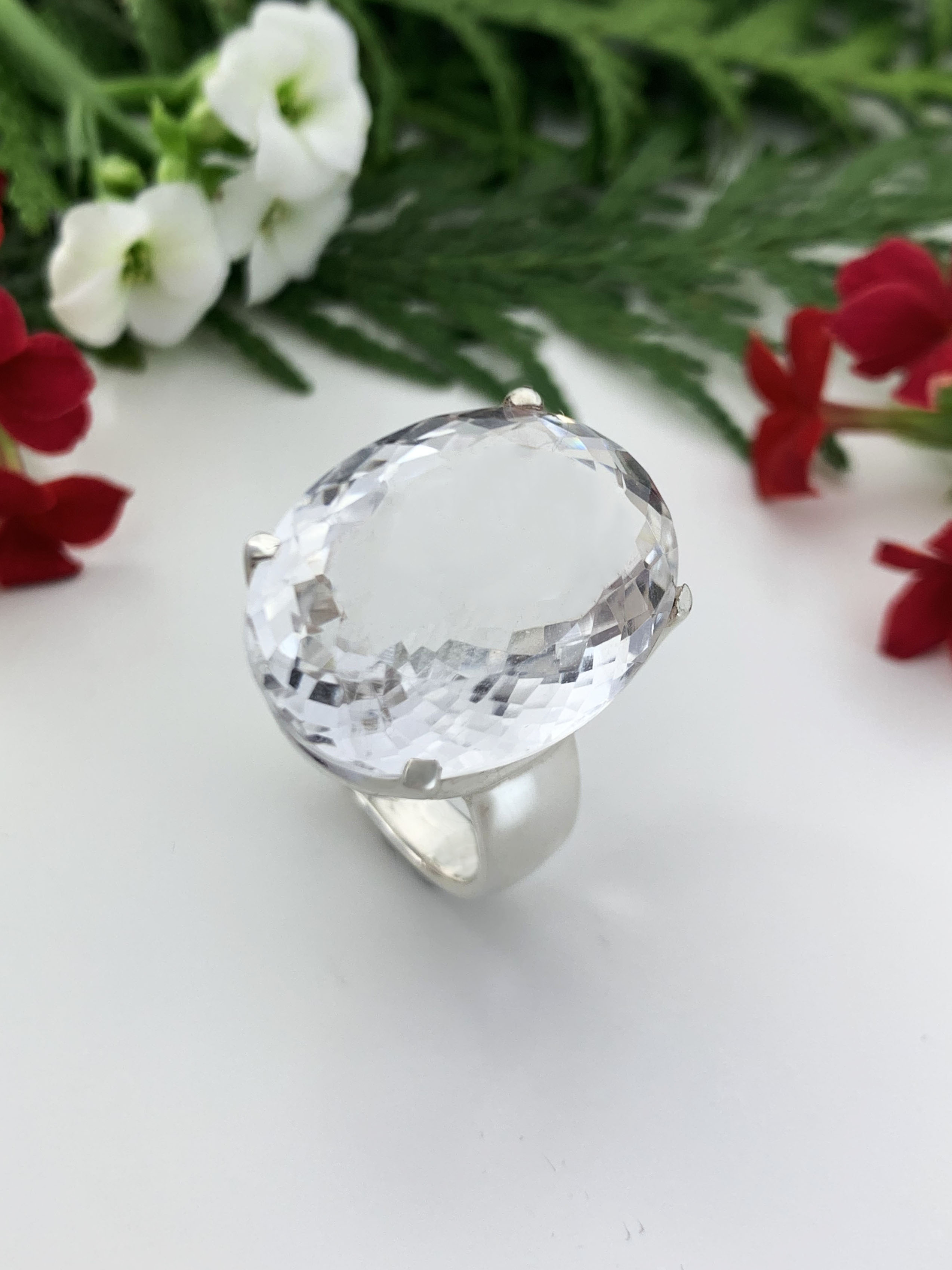 bergkristall-ring-rock-crystal-ring-r02286 Bergkristall Ring - XL