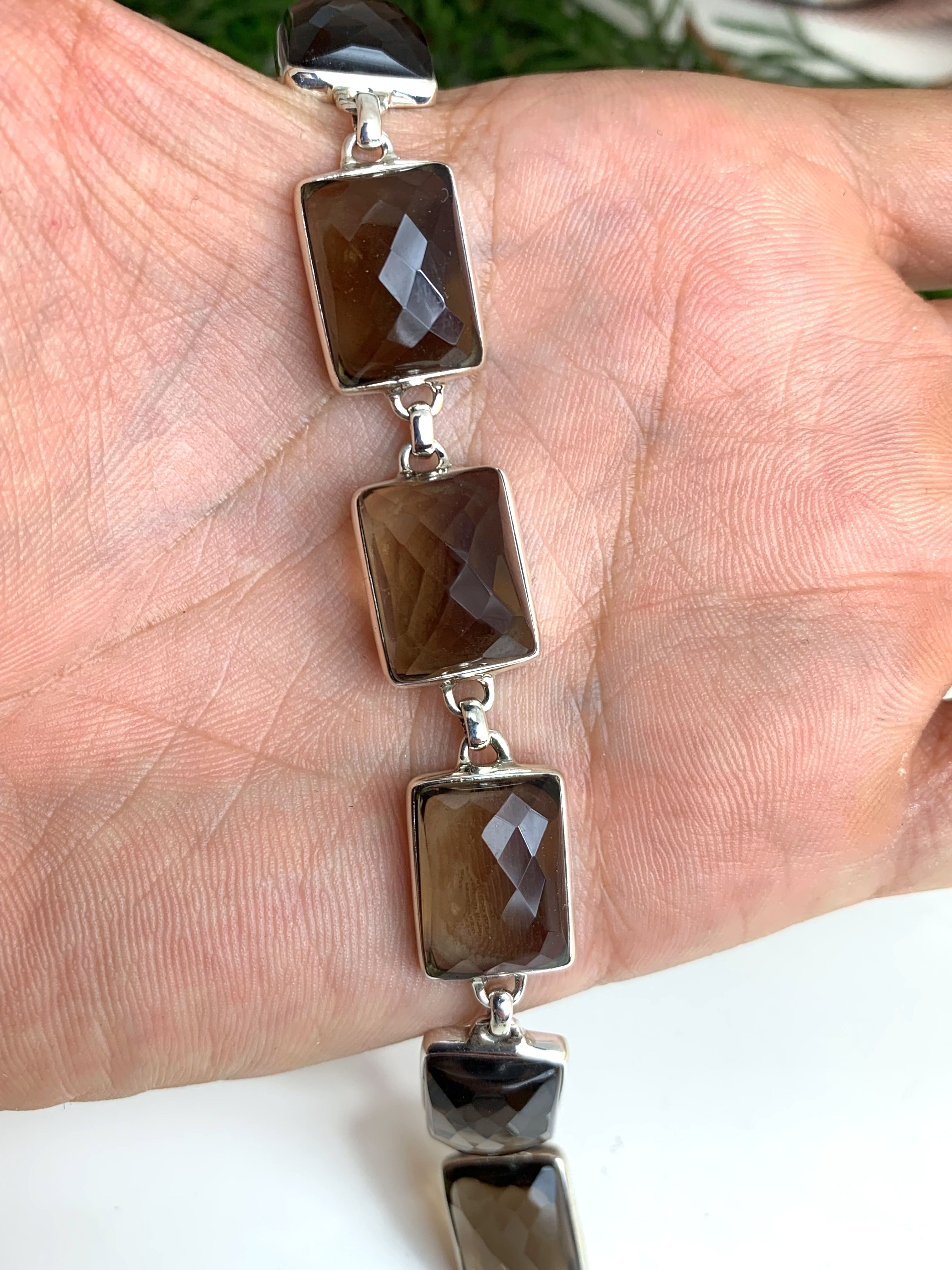 rauchquarz-armband-smoky-quartz-bracelet-ab00257-2 Rauchquarz Armband