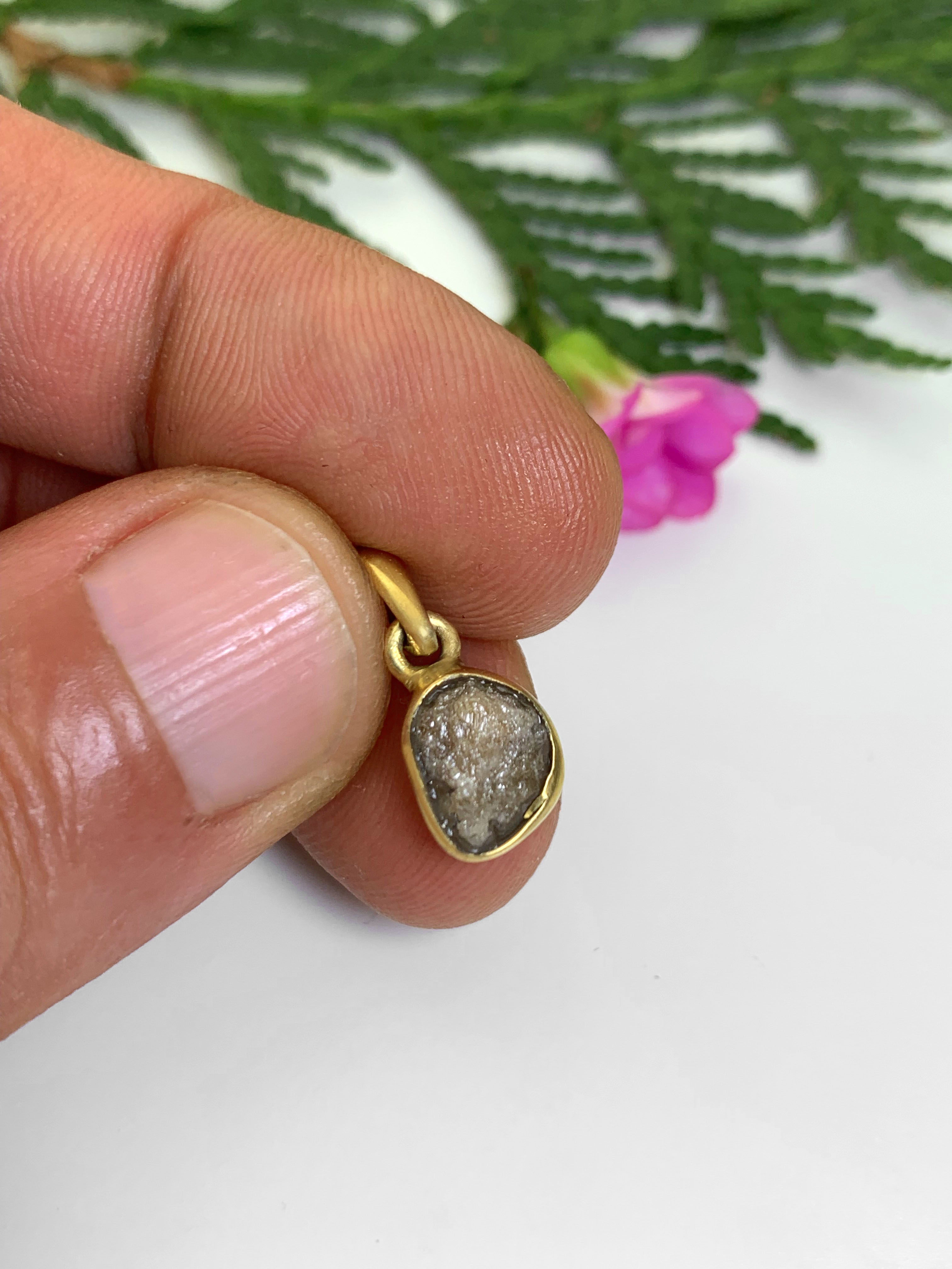 Rohdiamant Anhänger 