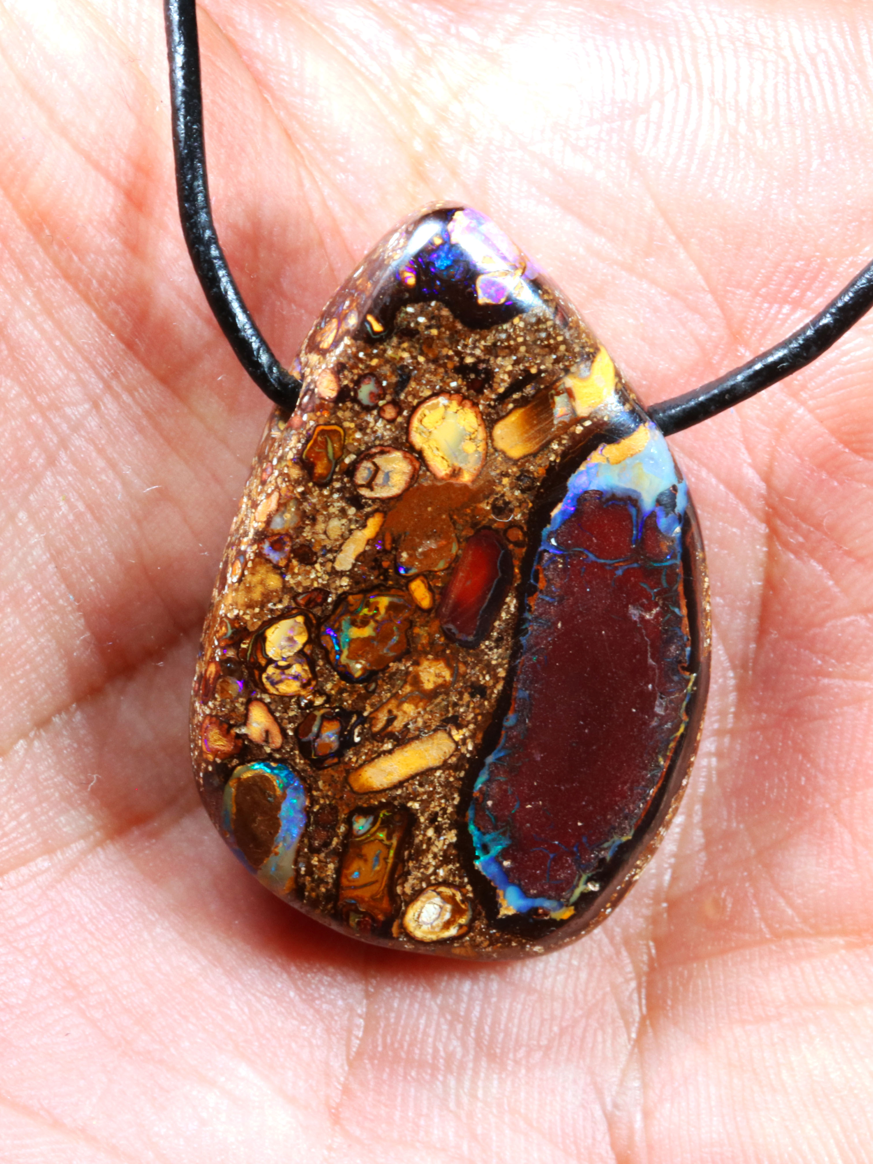 Boulder Opal Anhänger 