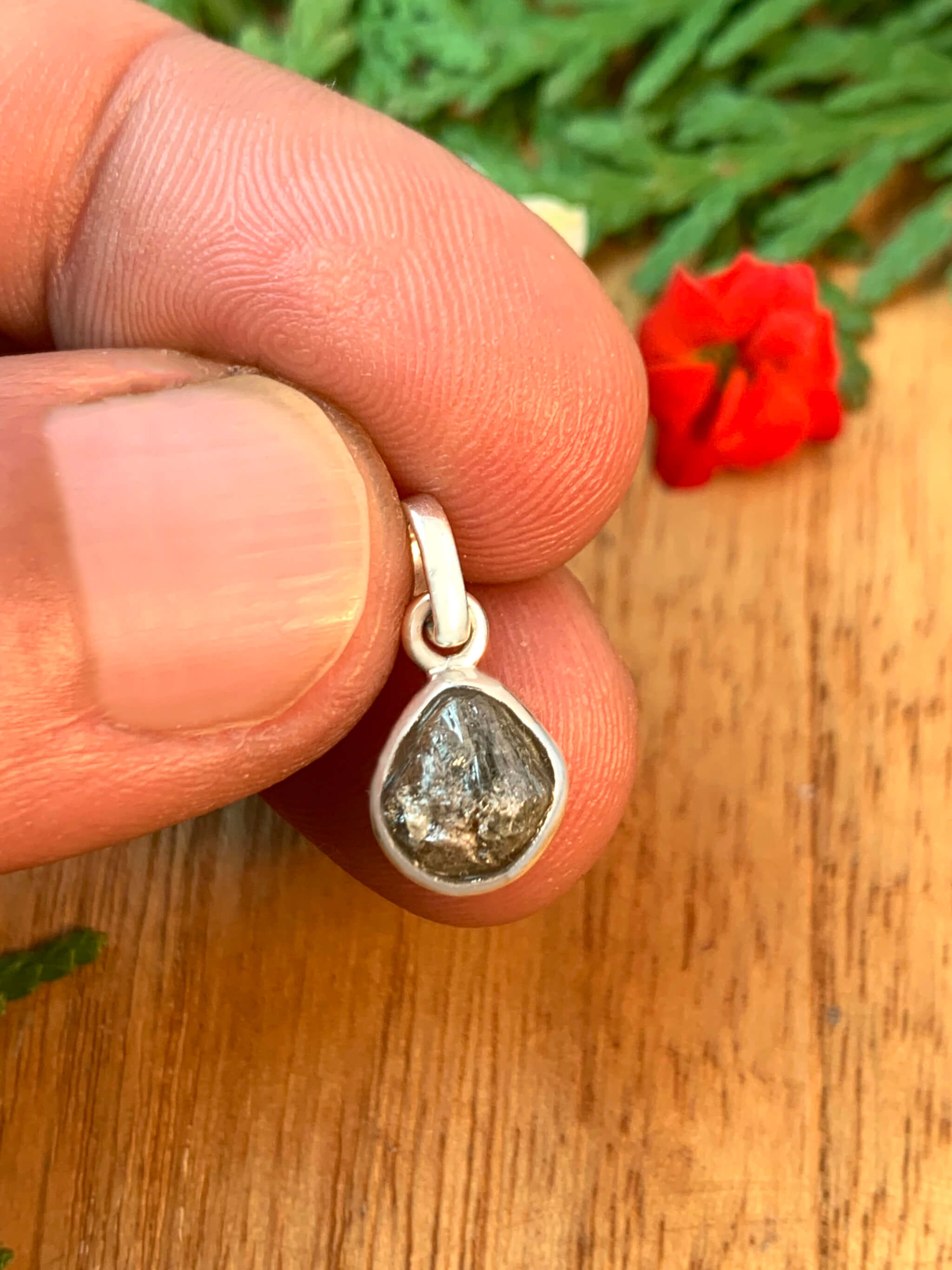 Rohdiamant Anhänger