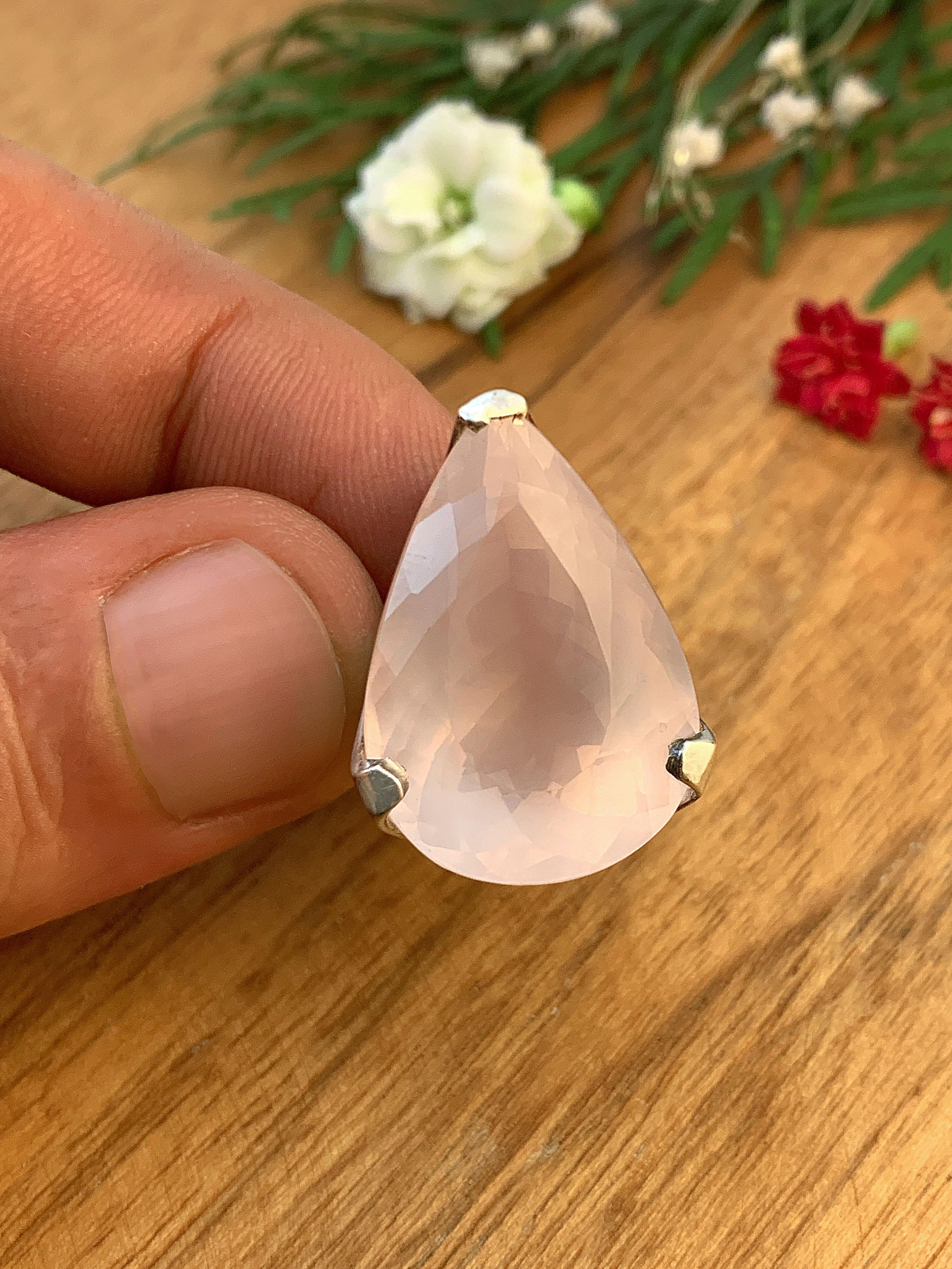 Rosenquarz Ring