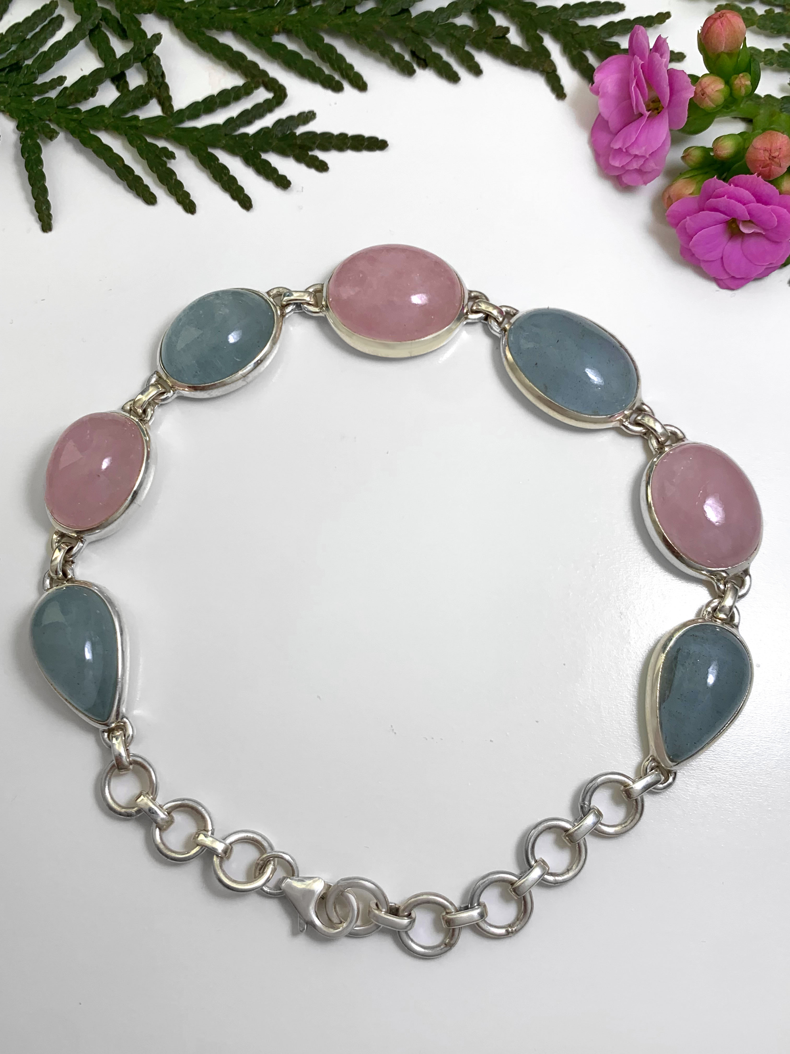 aquamarin-morganit-armband-aquamarine-morganite-bracelet-ab00322-3 Aquamarin & Morganit Armband