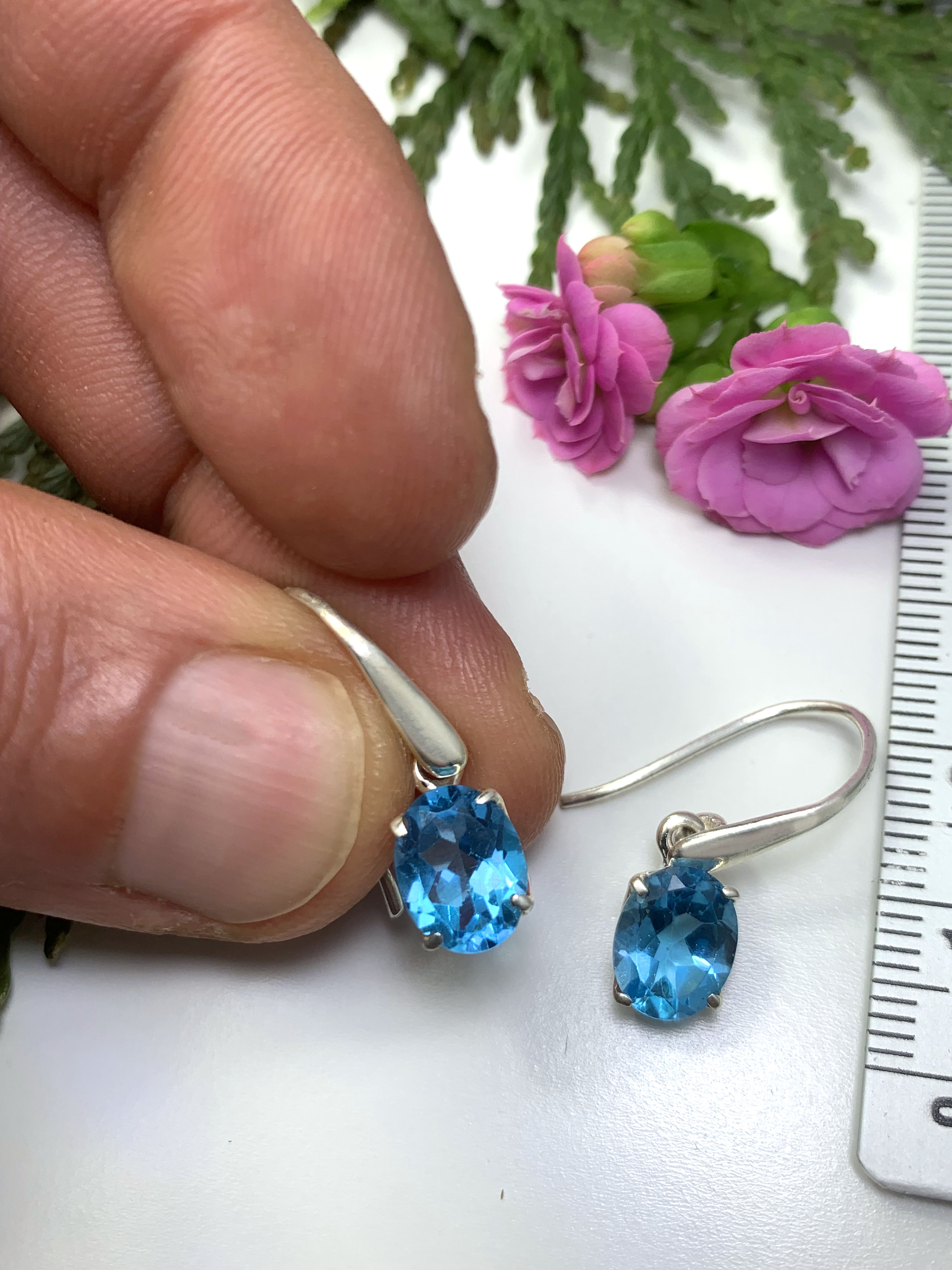 blautopas-ohrhaenger-blue-topaz-earrings-ohr00869-2 Blautopas Ohrhänger - Swiss Blue - TOP