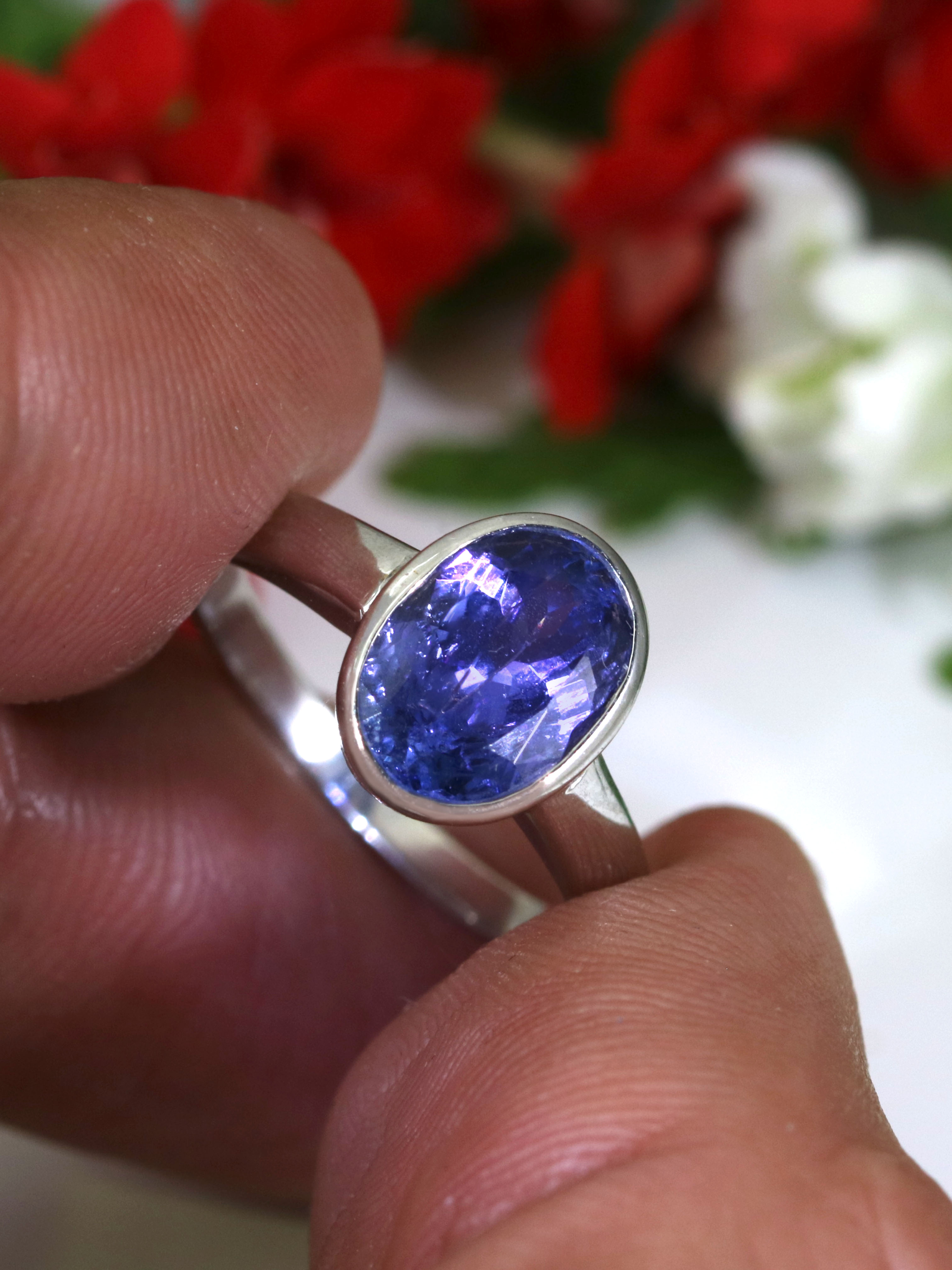 gold-tansanit-ring-gold-tanzanite-ring-gs0091-2 Tansanit Ring - 14k Weißgold