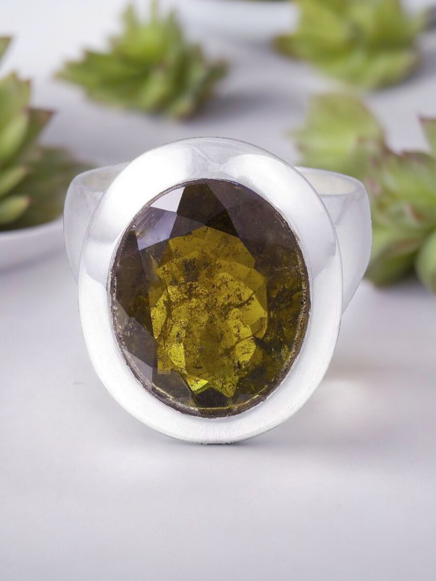 TOP Turmalin Ring  - 58