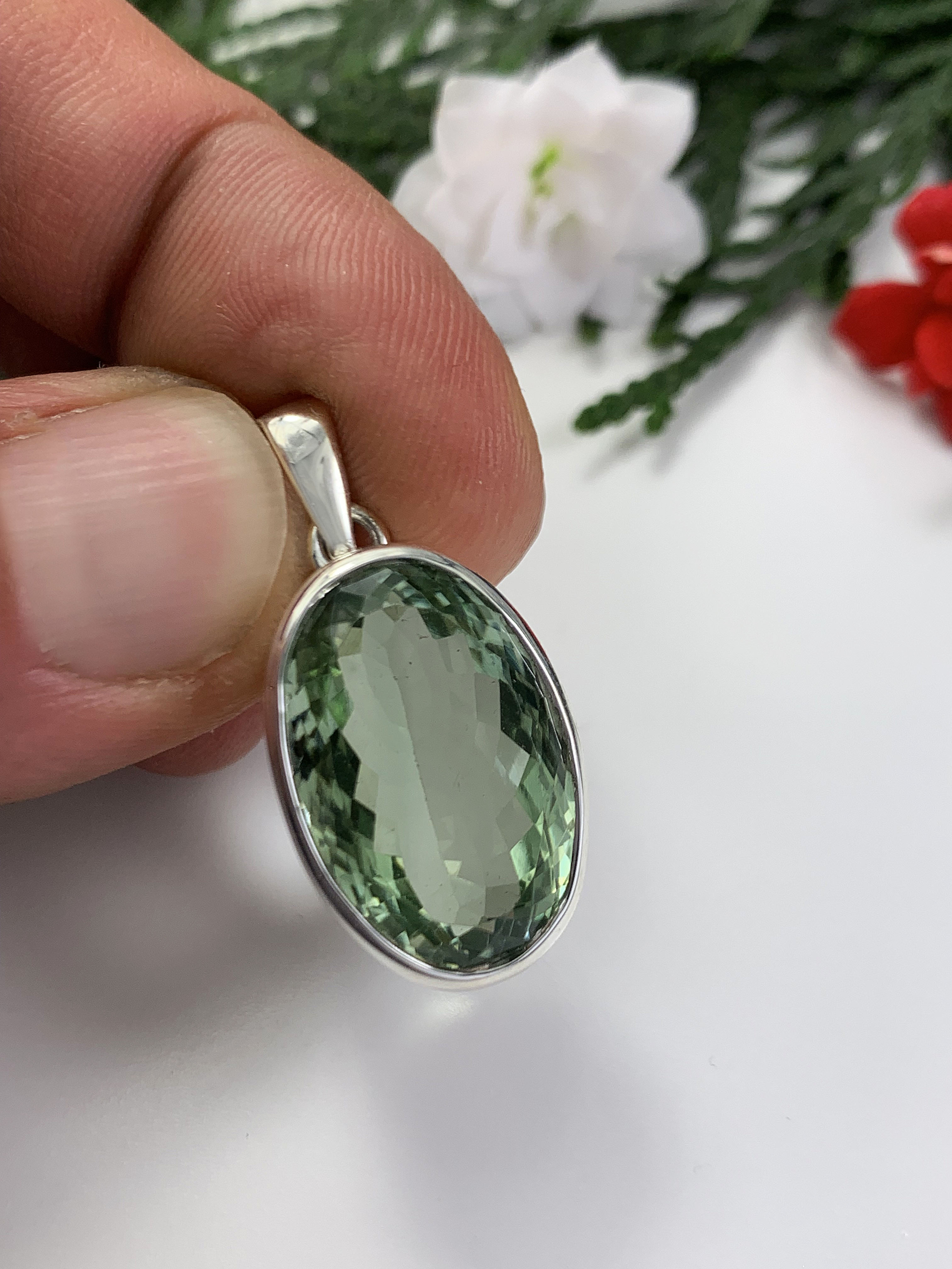 Prasiolith Anhänger
