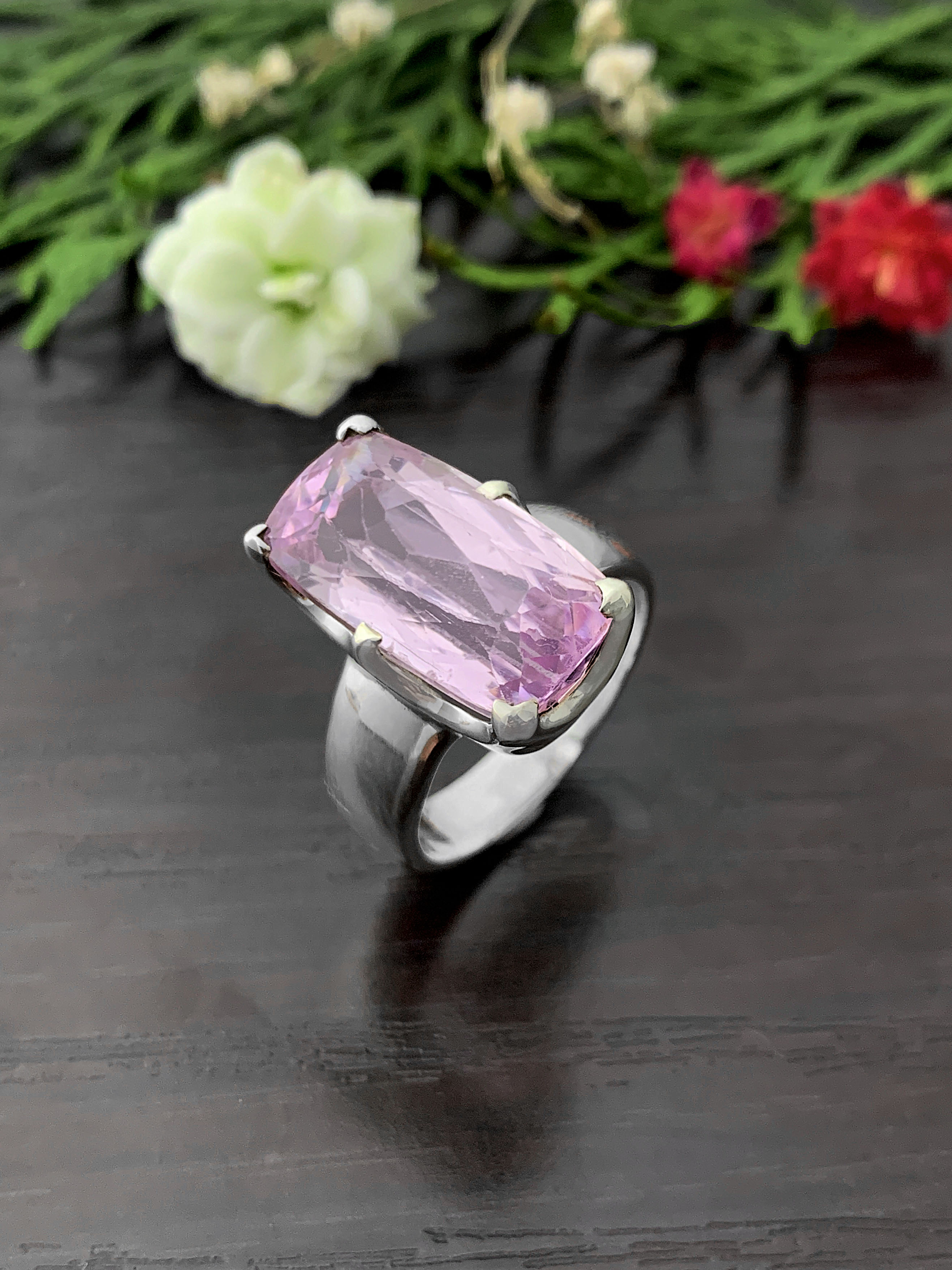 kunzit-ring-kunzite-ring-r01791-3 Kunzit Ring - TOP - 58