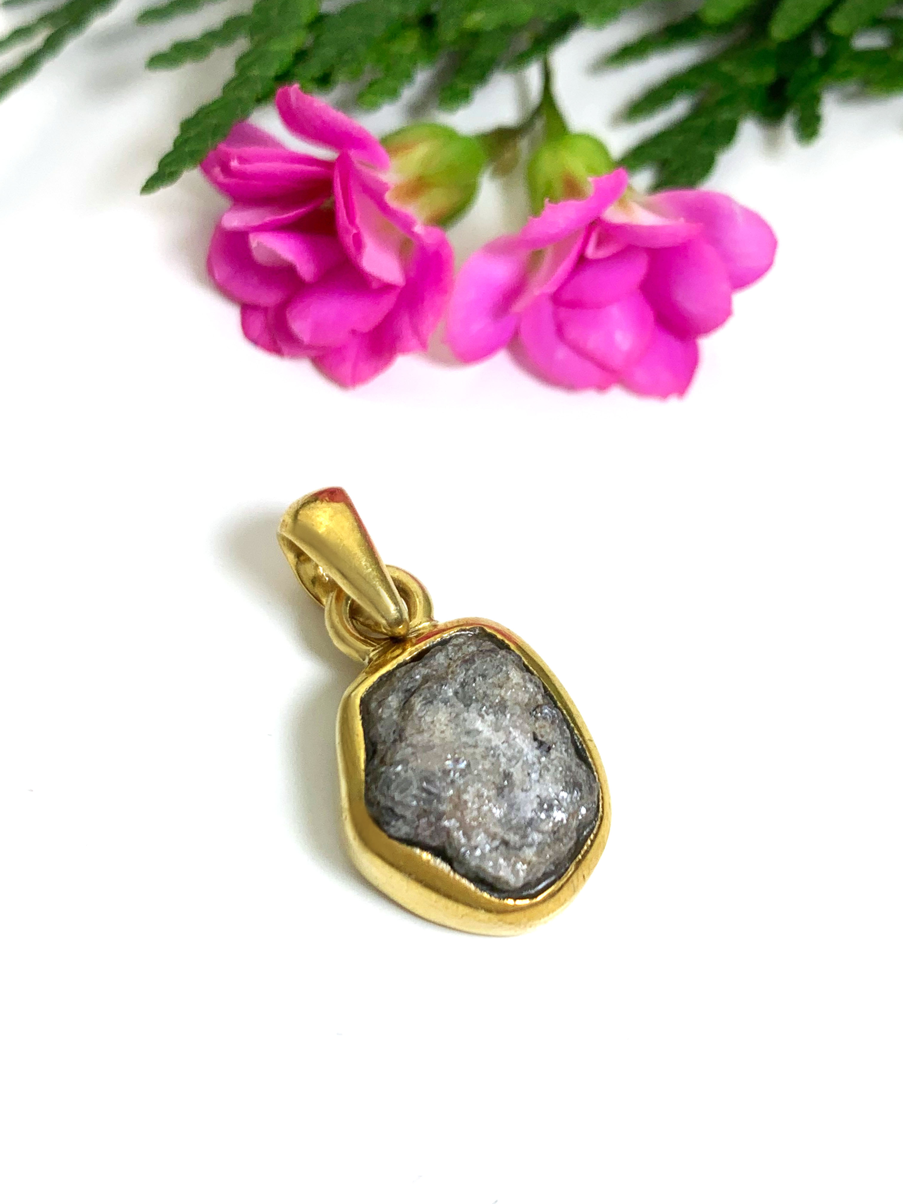 Rohdiamant Anhänger 