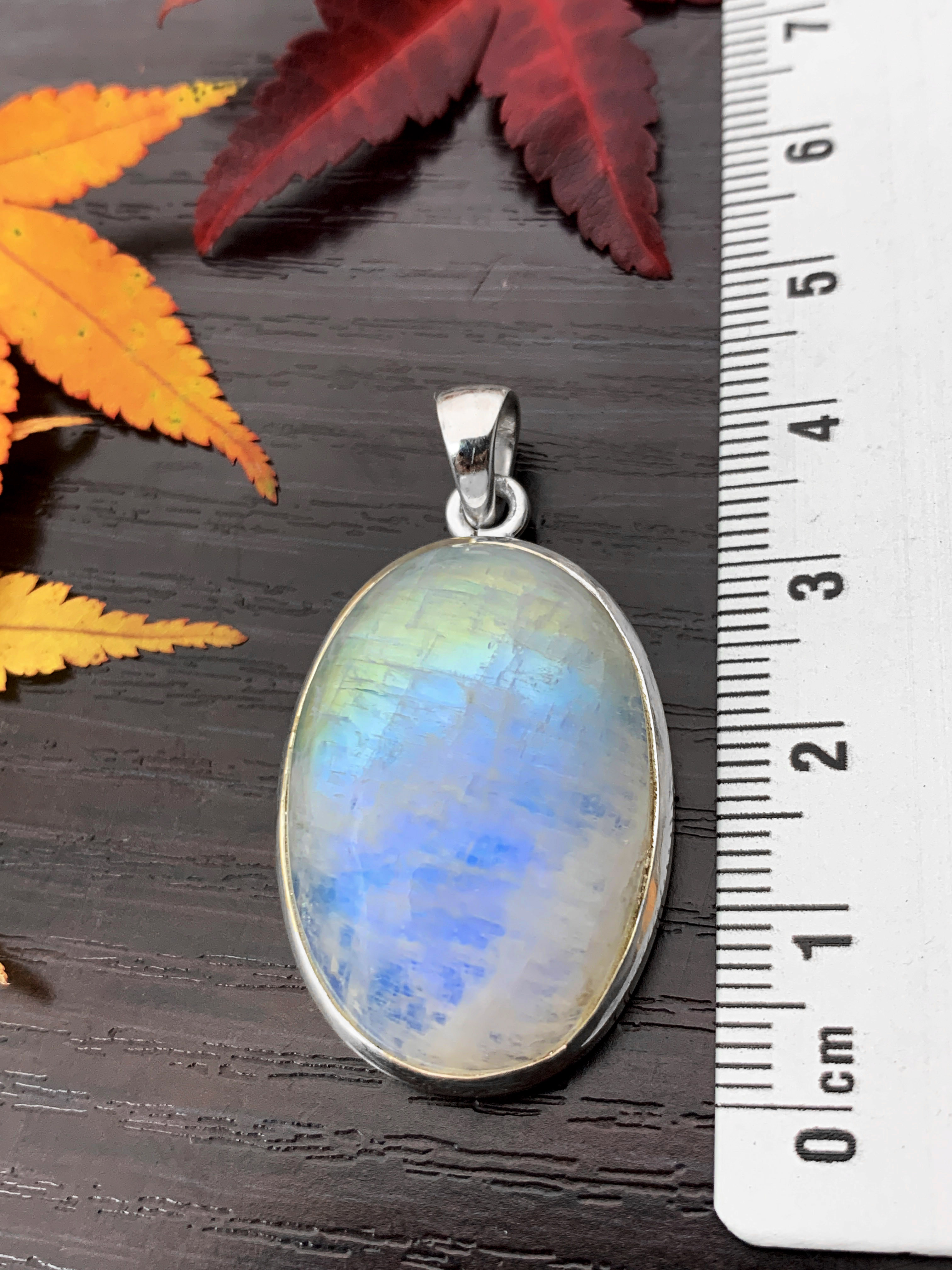 Moonstone Pendant Rainbow