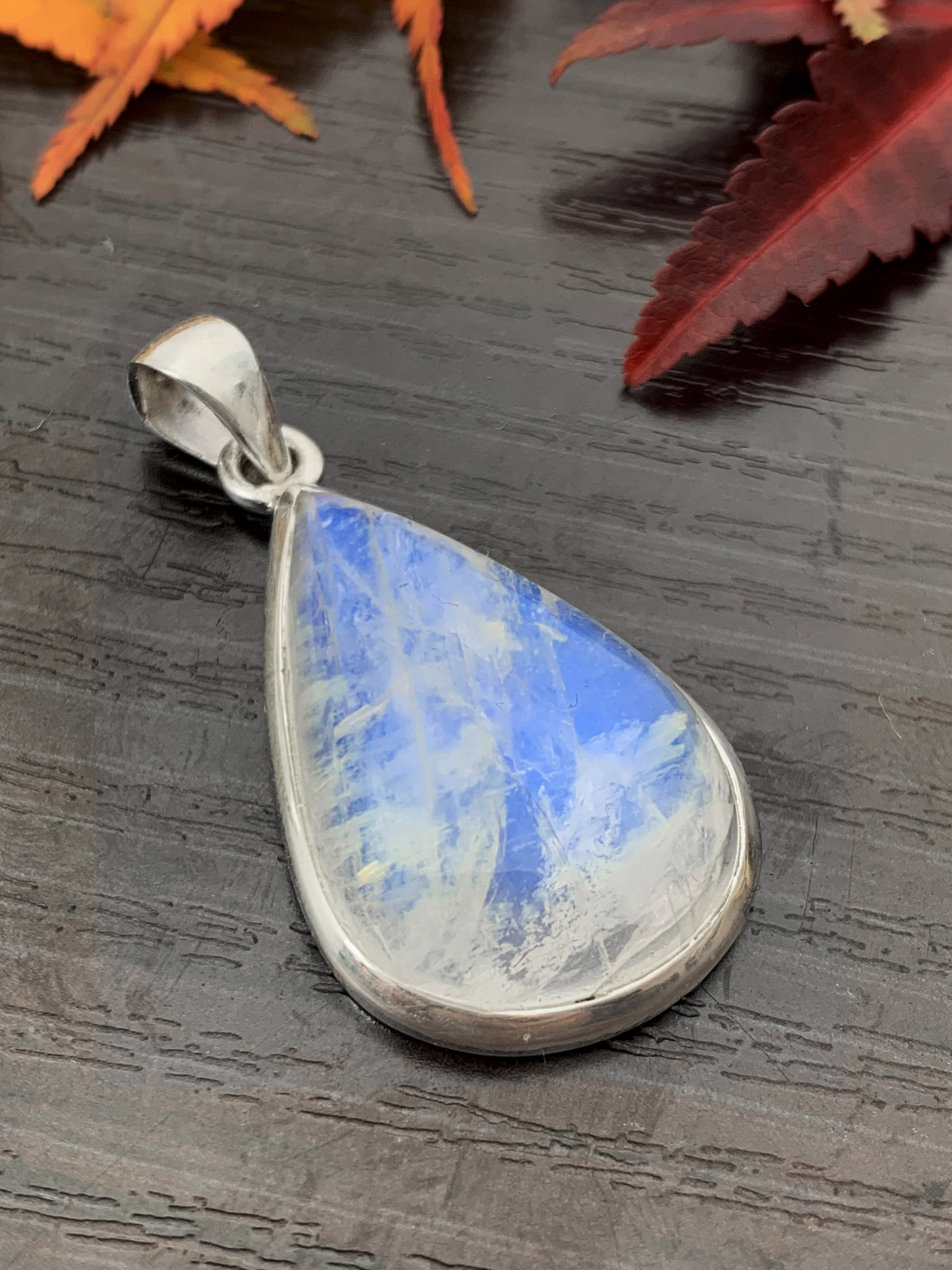 Moonstone Pendant Rainbow