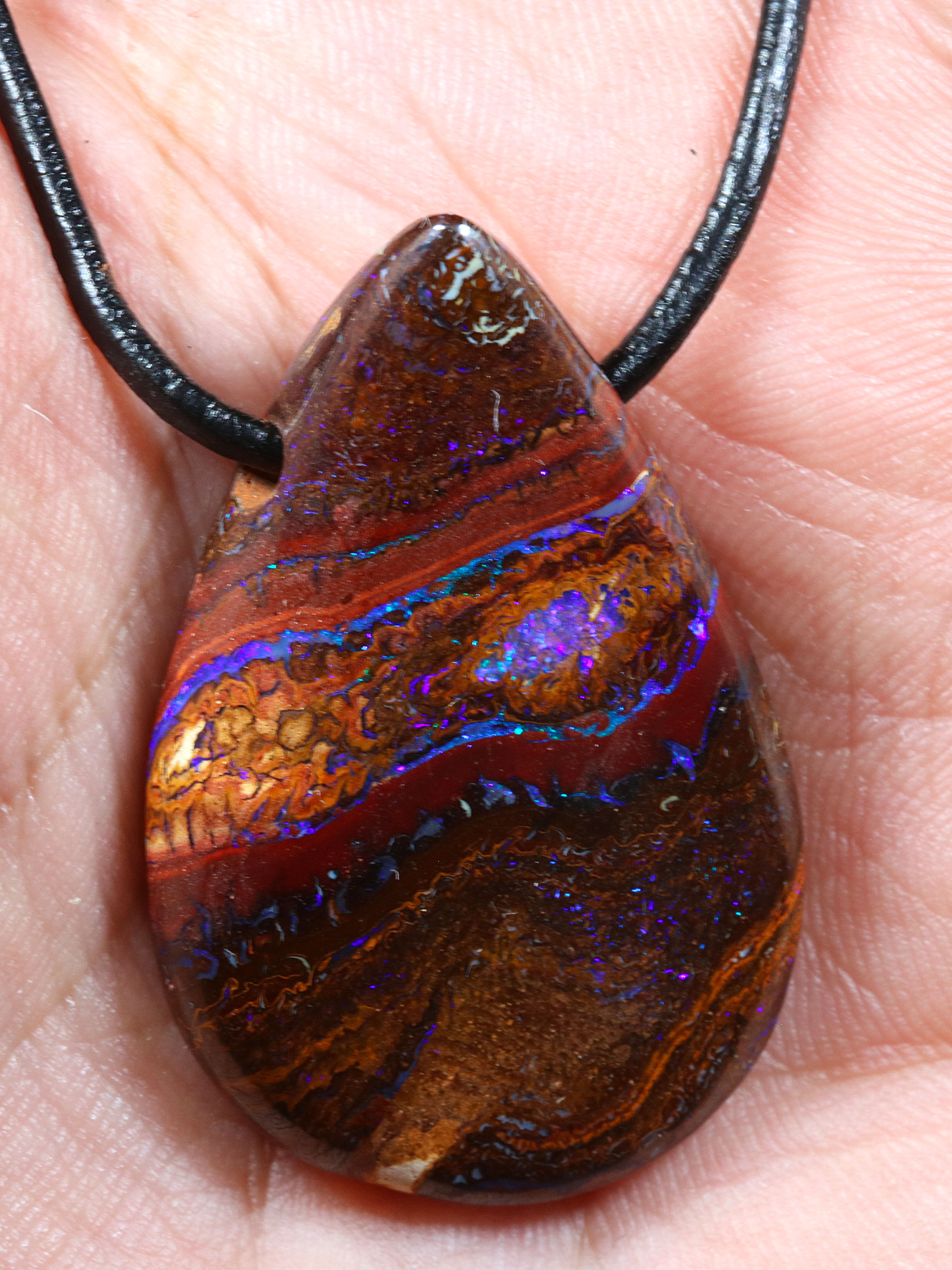 Boulder Opal Anhänger 