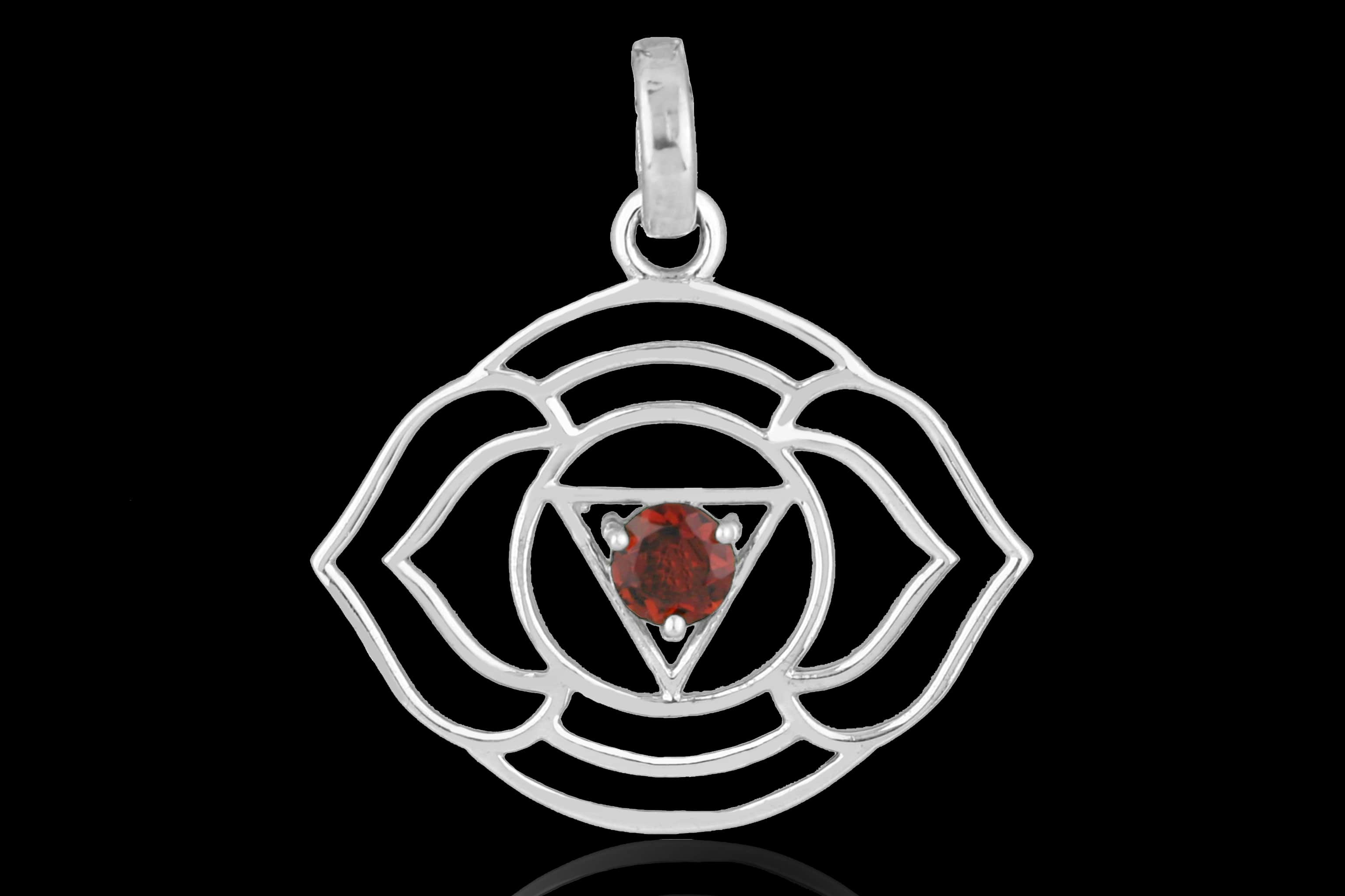 anhaenger-pendant-chakra-ajna-rubin-063-3 Chakra Anhänger - Granat