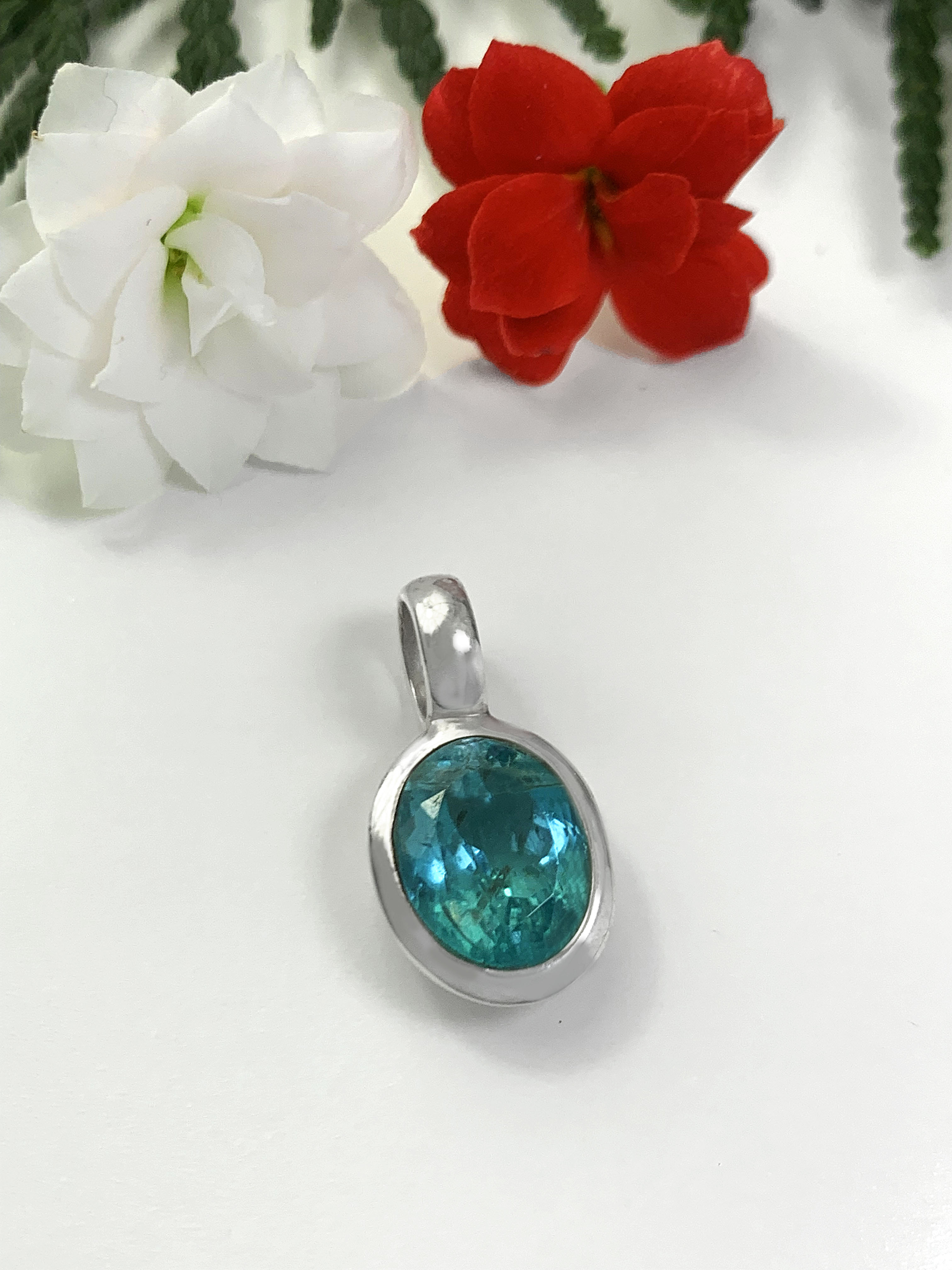 Paraiba Apatit Anhänger