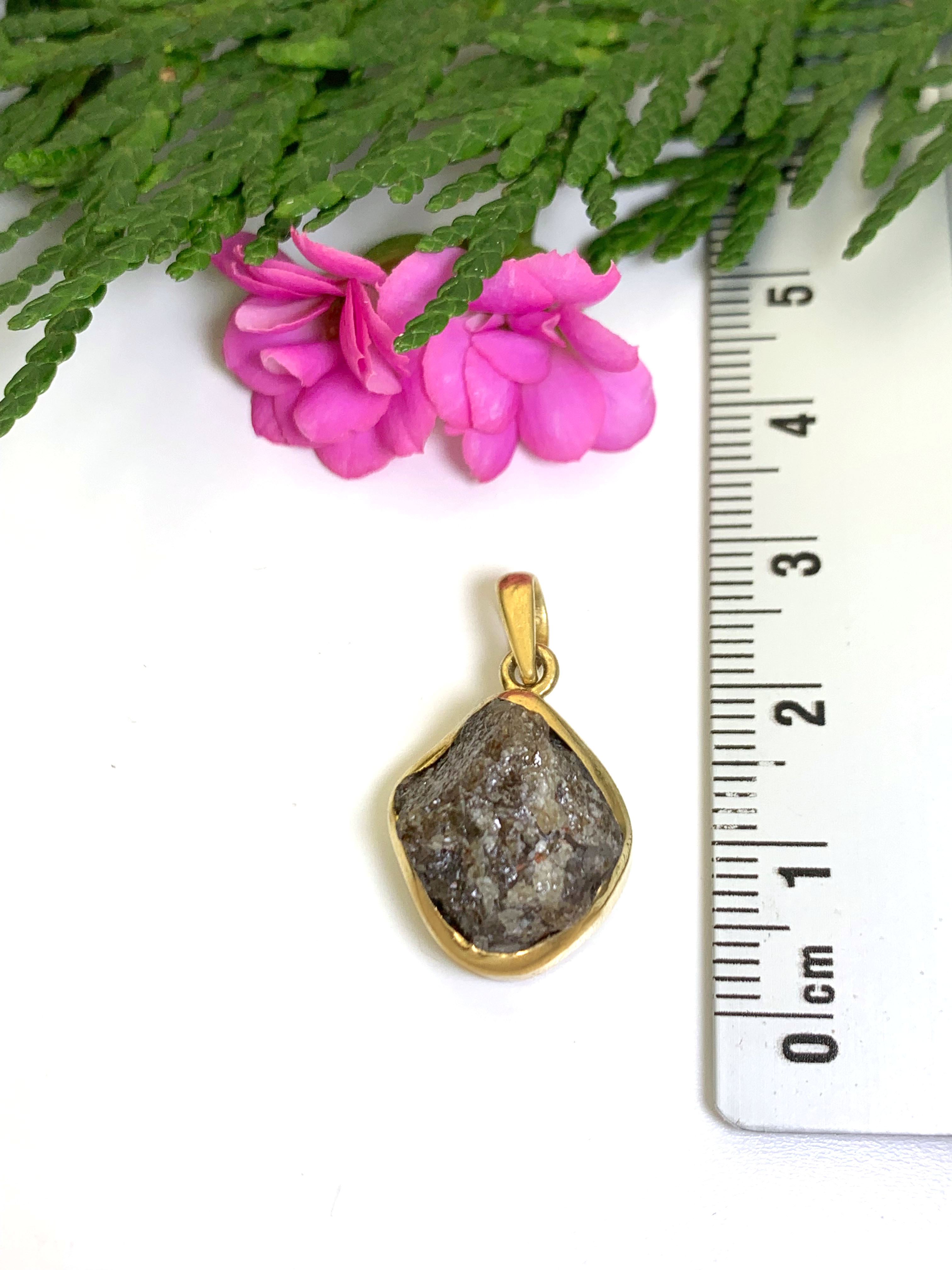 Rohdiamant Anhänger 