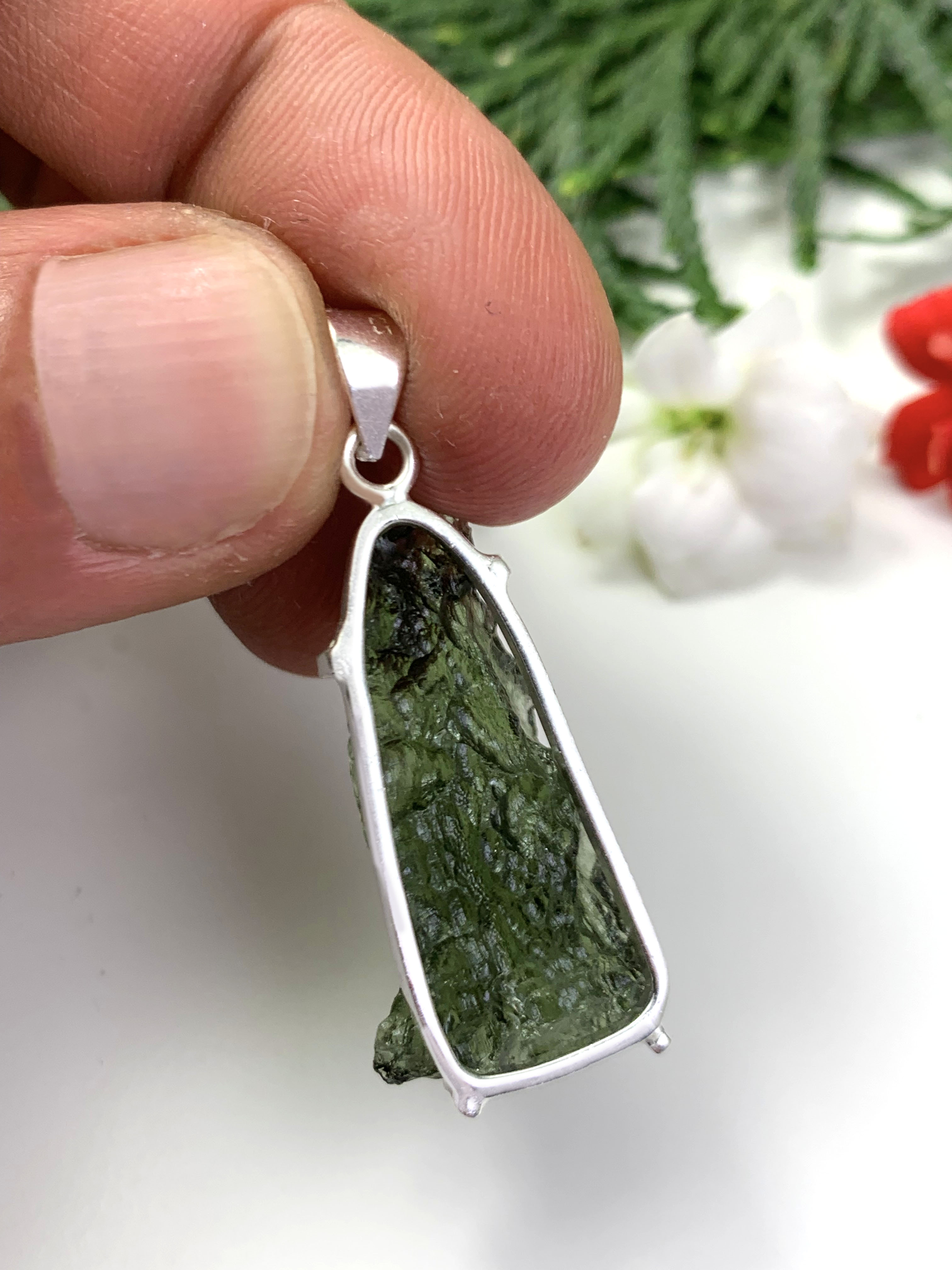 Moldavite Pendant