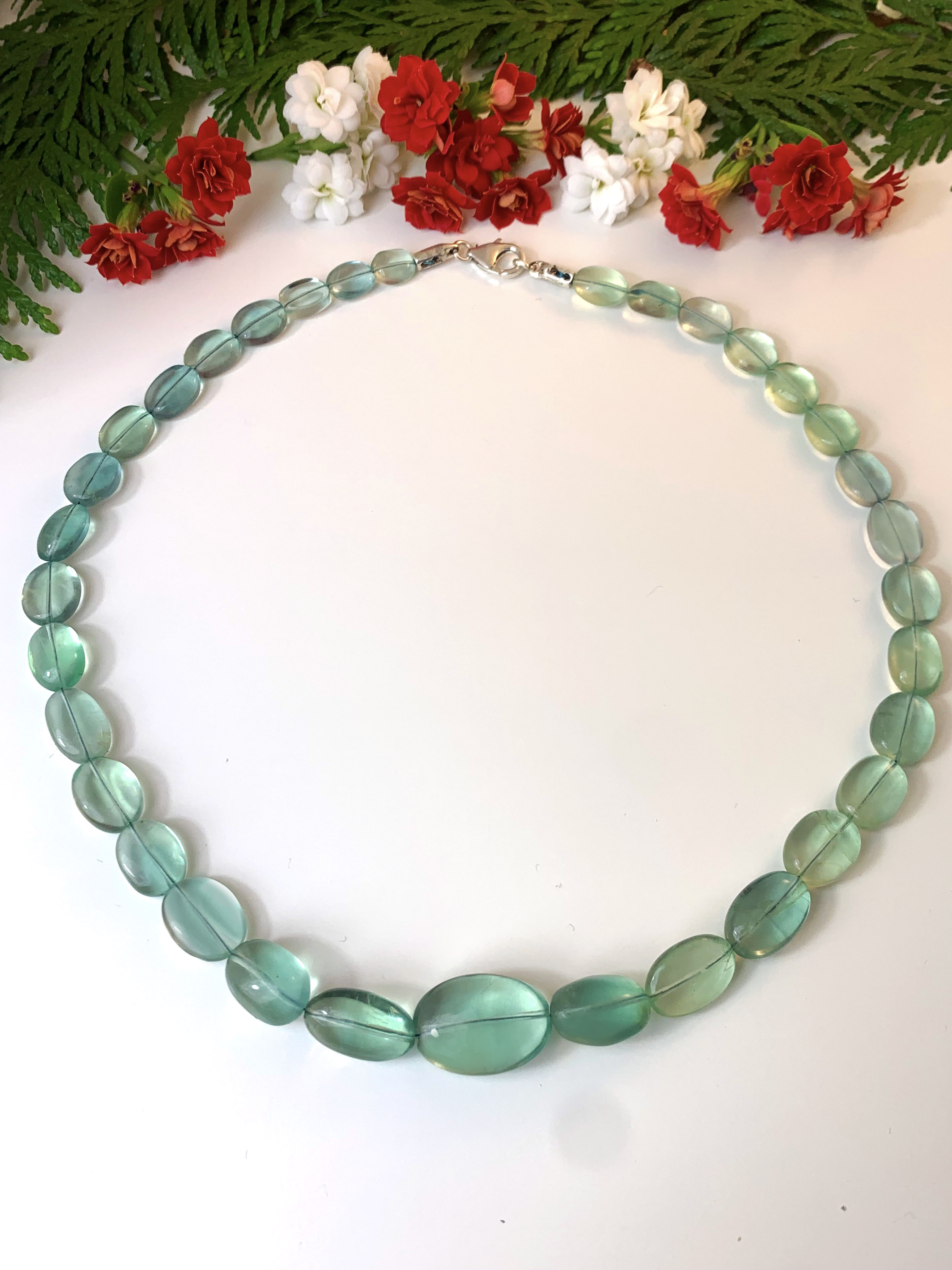 fluorit-kette-fluorite-necklace-k00210-2 Fluorit Kette