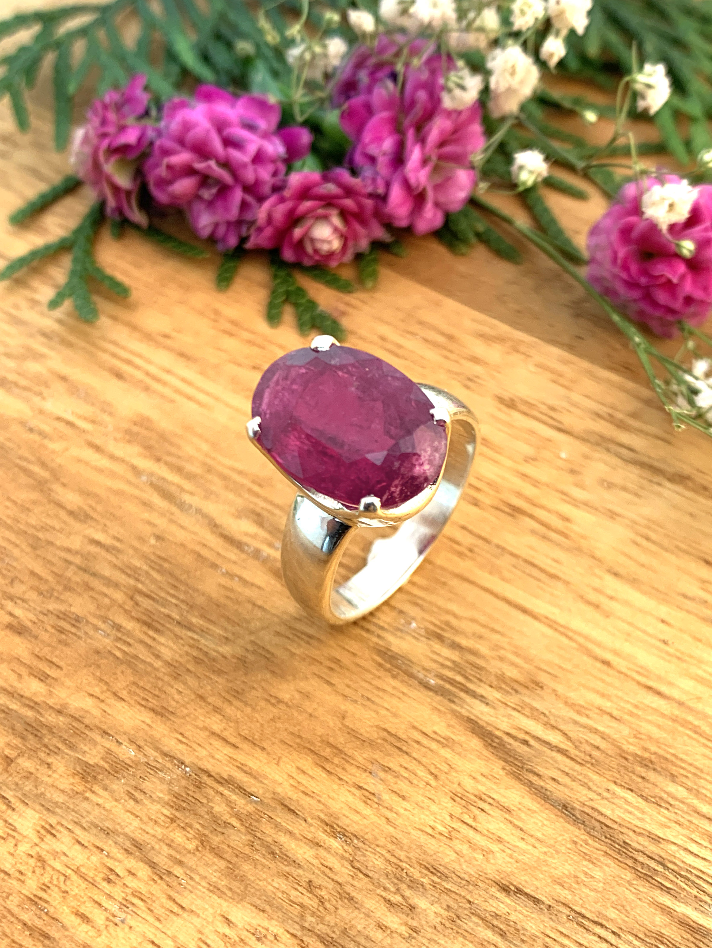 Pinker Turmalin Ring - 59/19