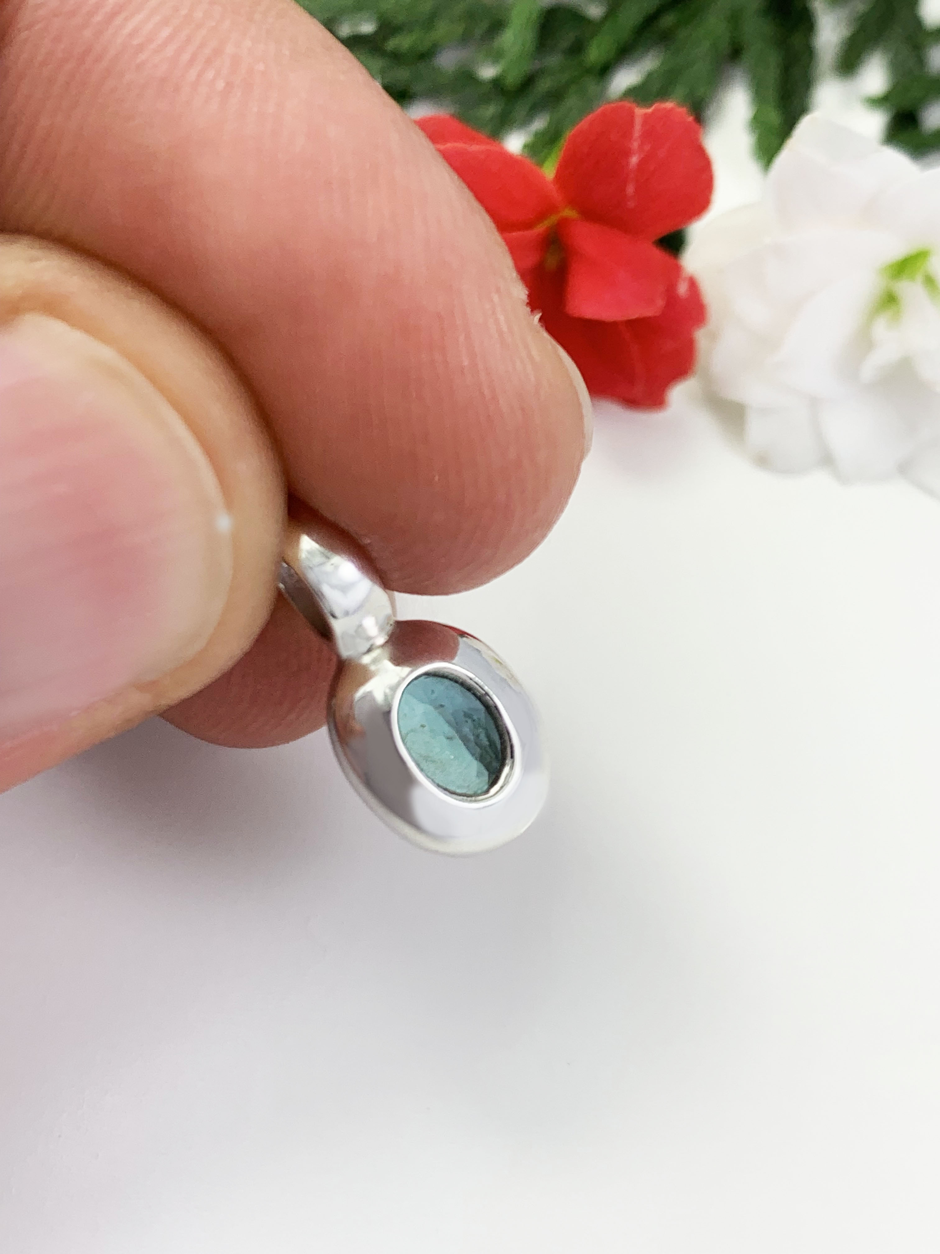 Paraiba Apatit Anhänger